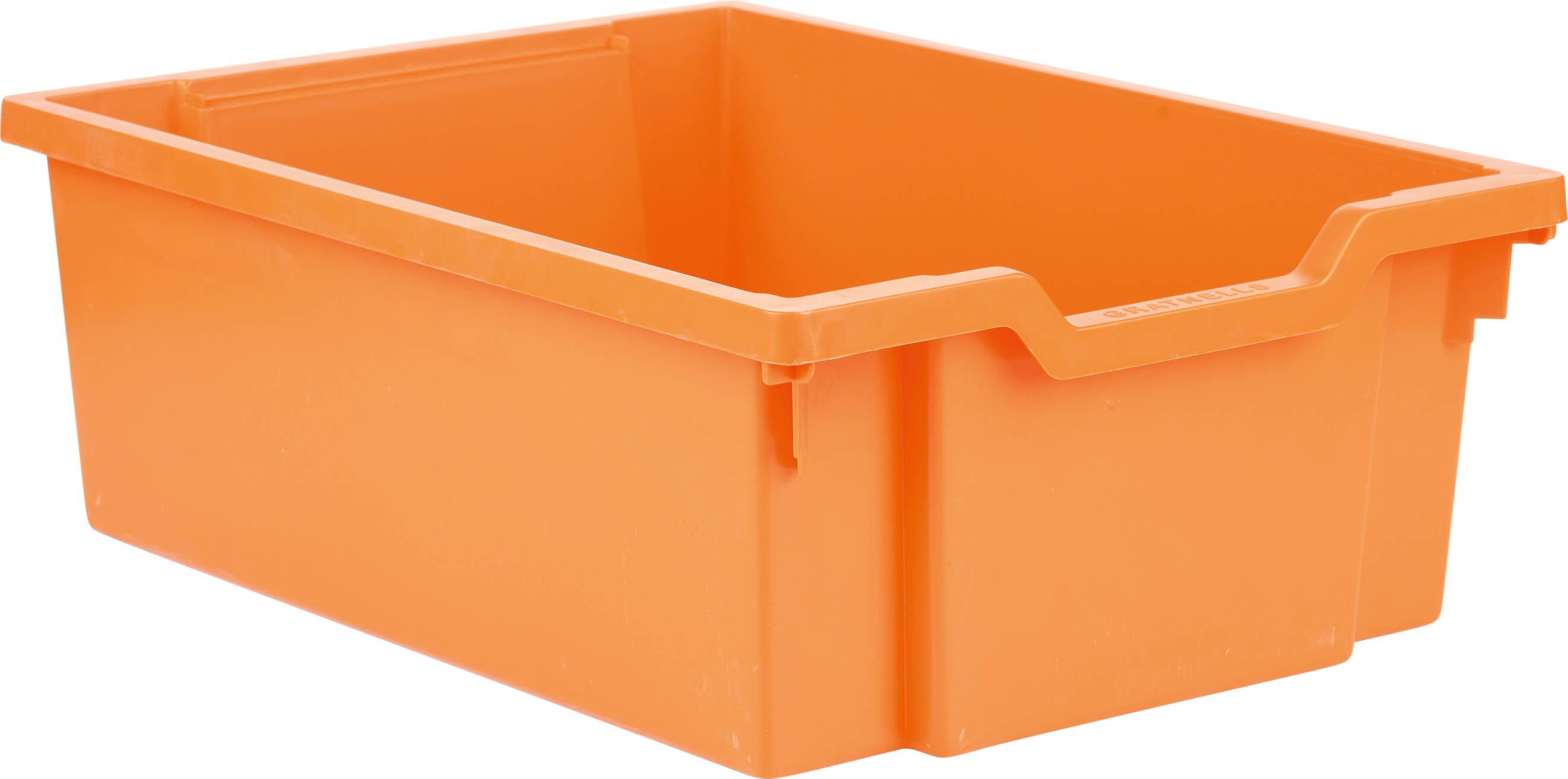 mittlerer Schiebecontainer - orange (Schienen inkl.)