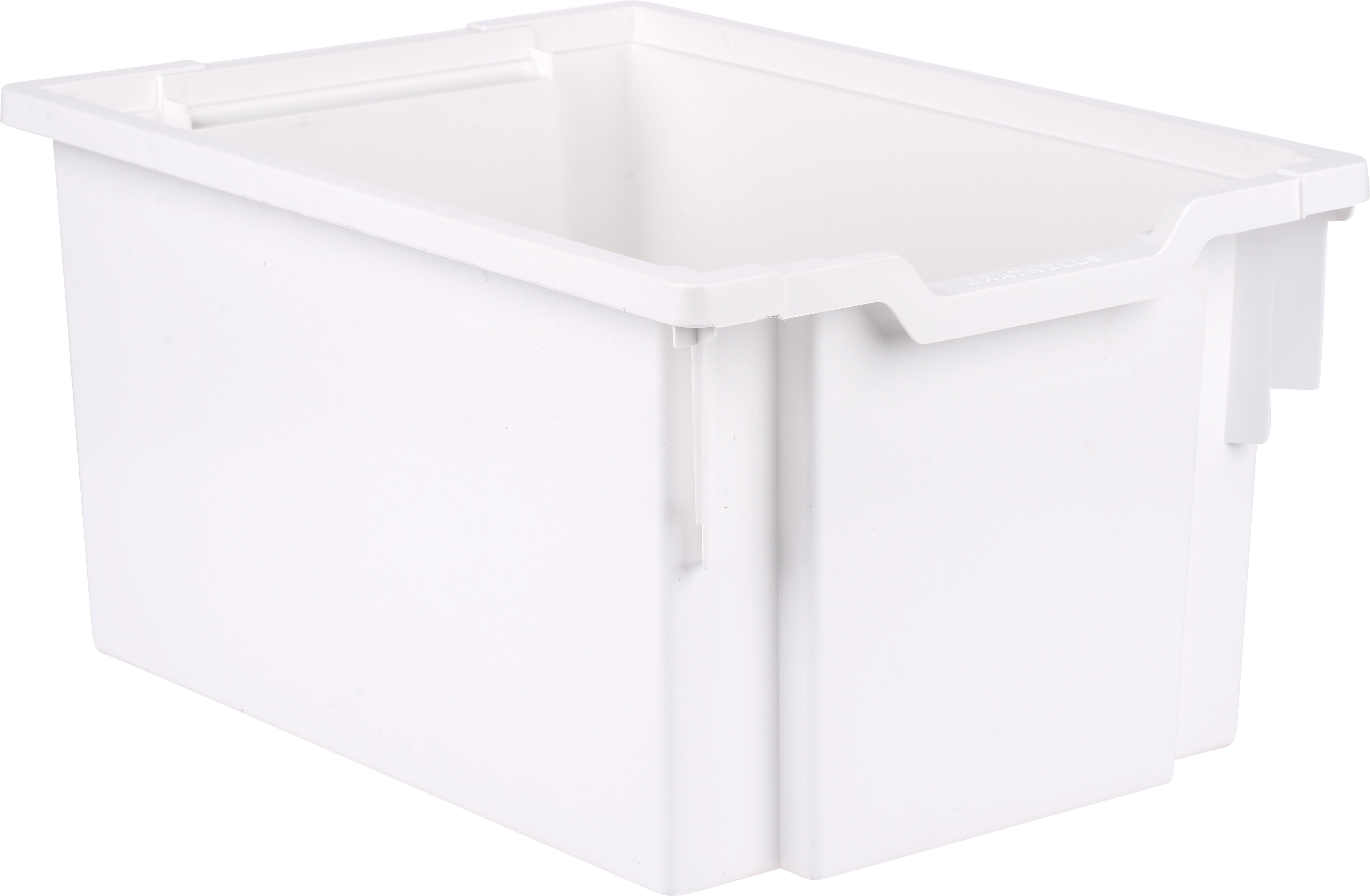 großer Schiebecontainer - weiß (Schienen inkl.)