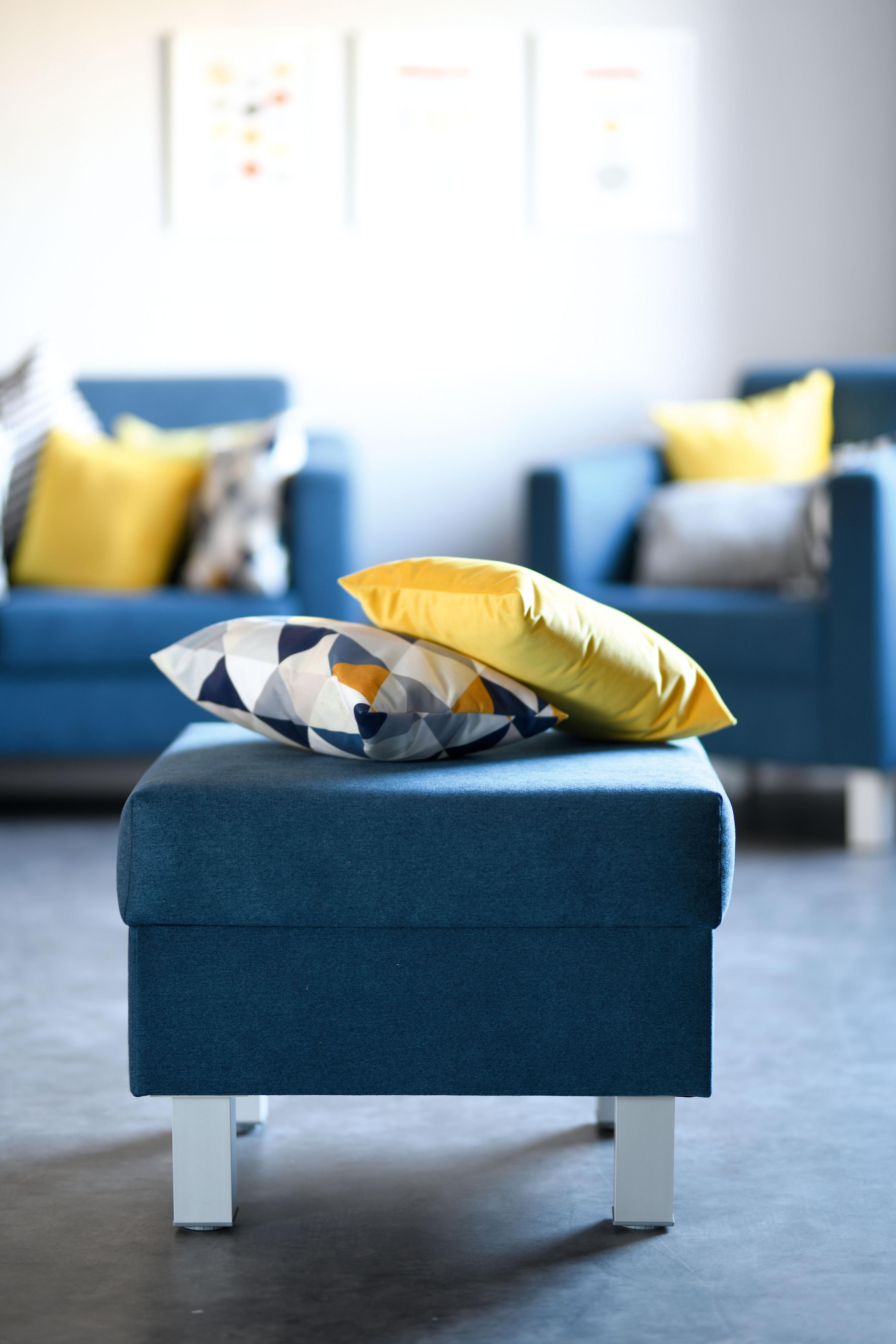 Kissen Relax 2er-Set – Kissen für Sitzlandschaft, gelb