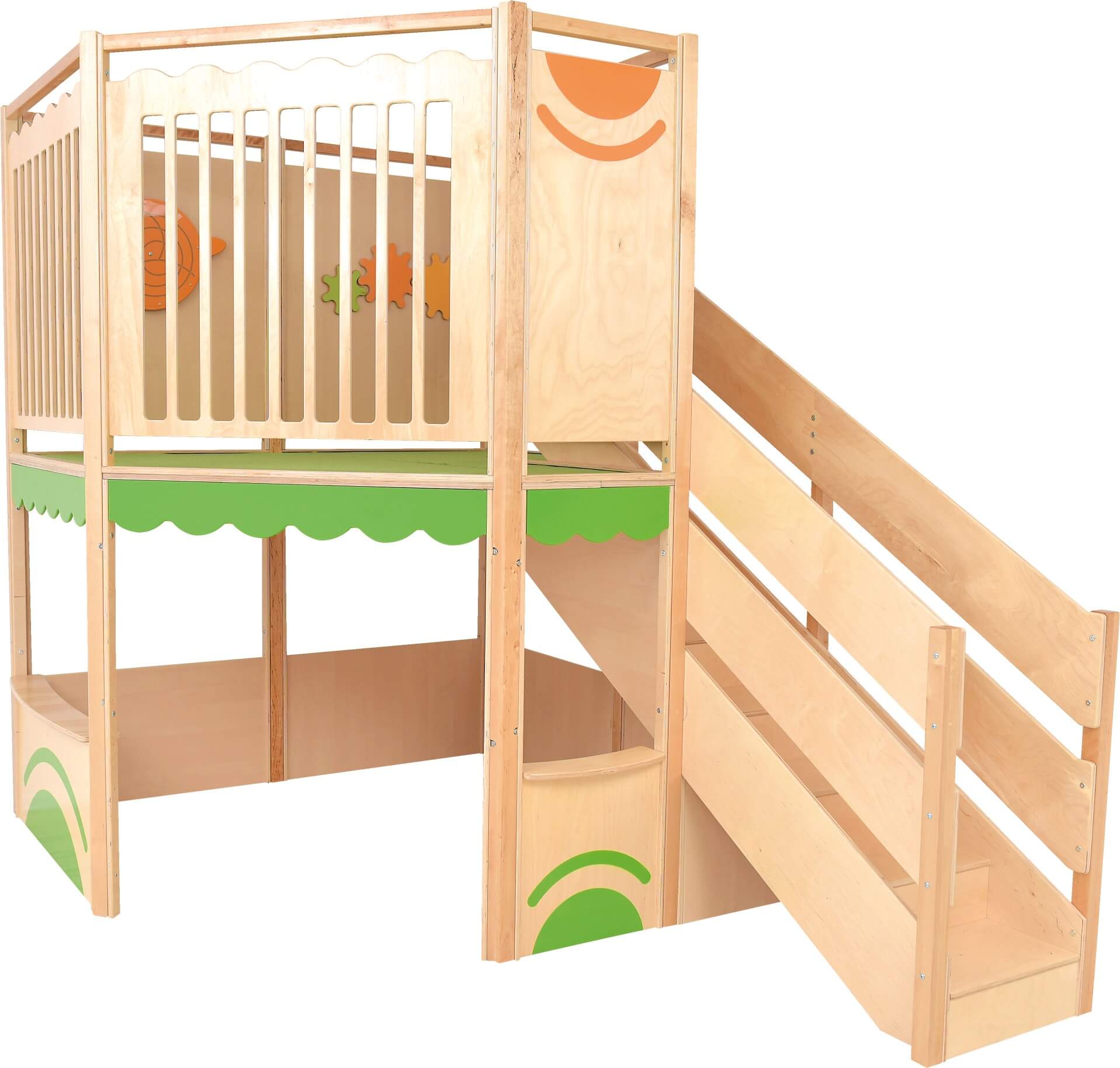 Kindergarten Hochebene Lotte mit Treppe auf der rechten Seite