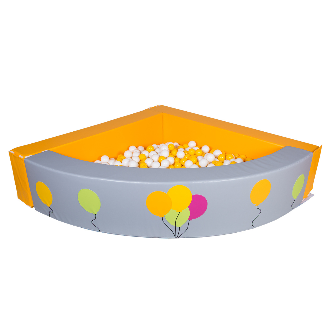 Piscine d'angle piscine à balles - Ballon 160x160x40, boules en option