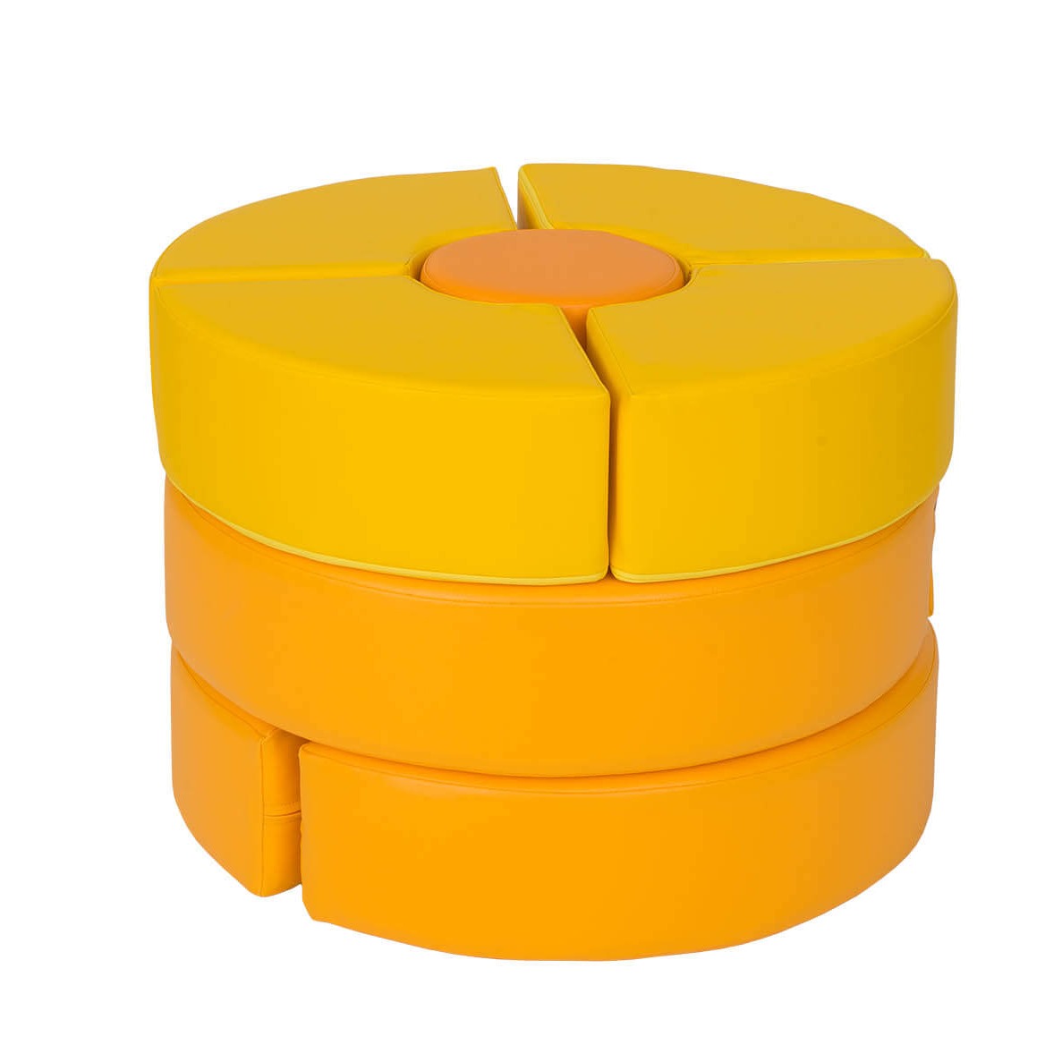 Mini blocs de construction en mousse Pomelo en ensemble de 12 pièces.