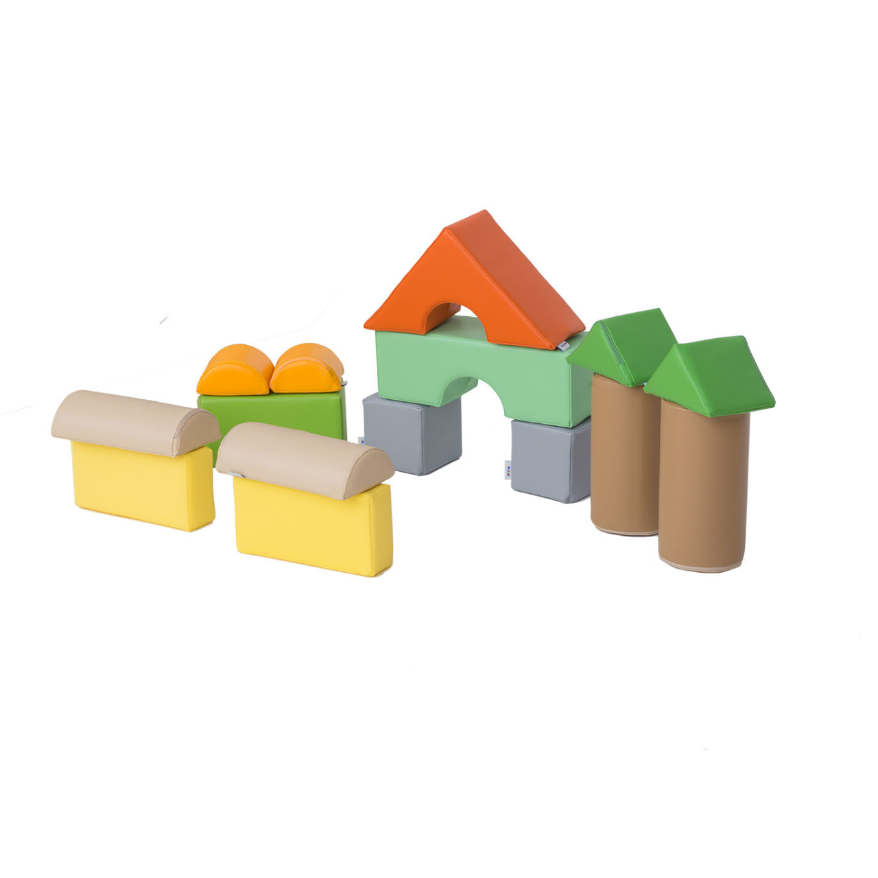 Mini blocs de construction en mousse - 15 pièces.