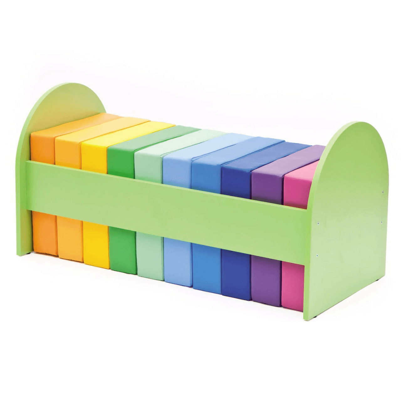 Quadratisches Sitzkissen(30x30x10cm) aus Kunstleder - Gestell zum aufbewahren & versch. Farben