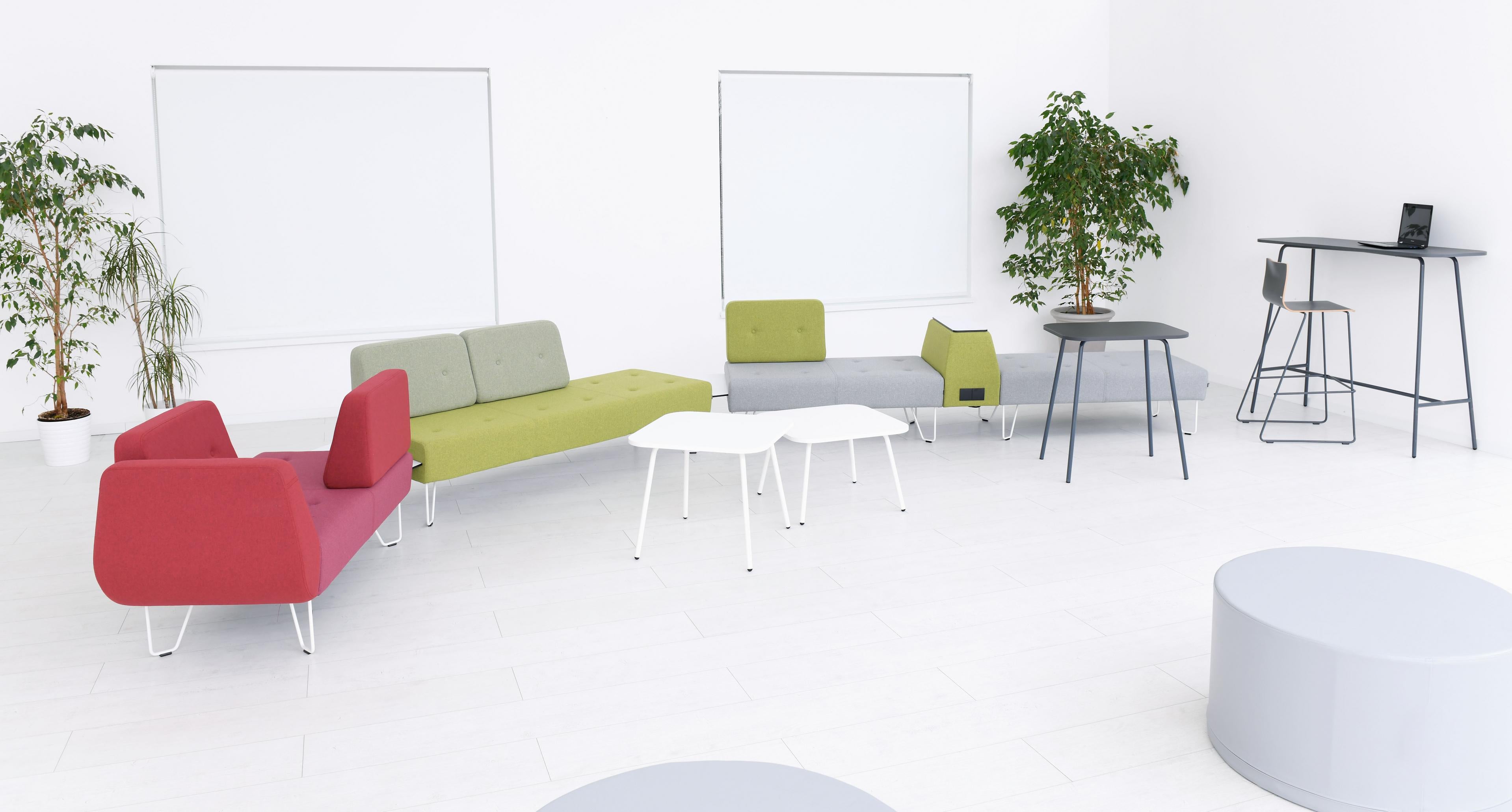 Modul Blocks maxi Hochtisch H 110 – Stilvoll & modern, anthrazit