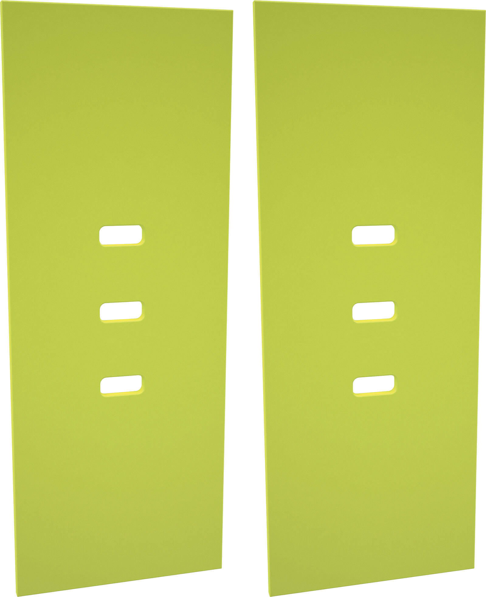 Deuren voor garderobe Rainbow, 2 stuks - limoen