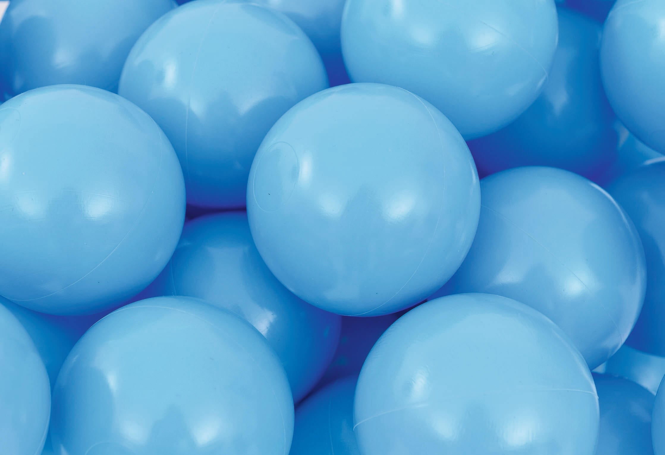 Balles pour piscine à balles - 8cm / 250 pièces bleues