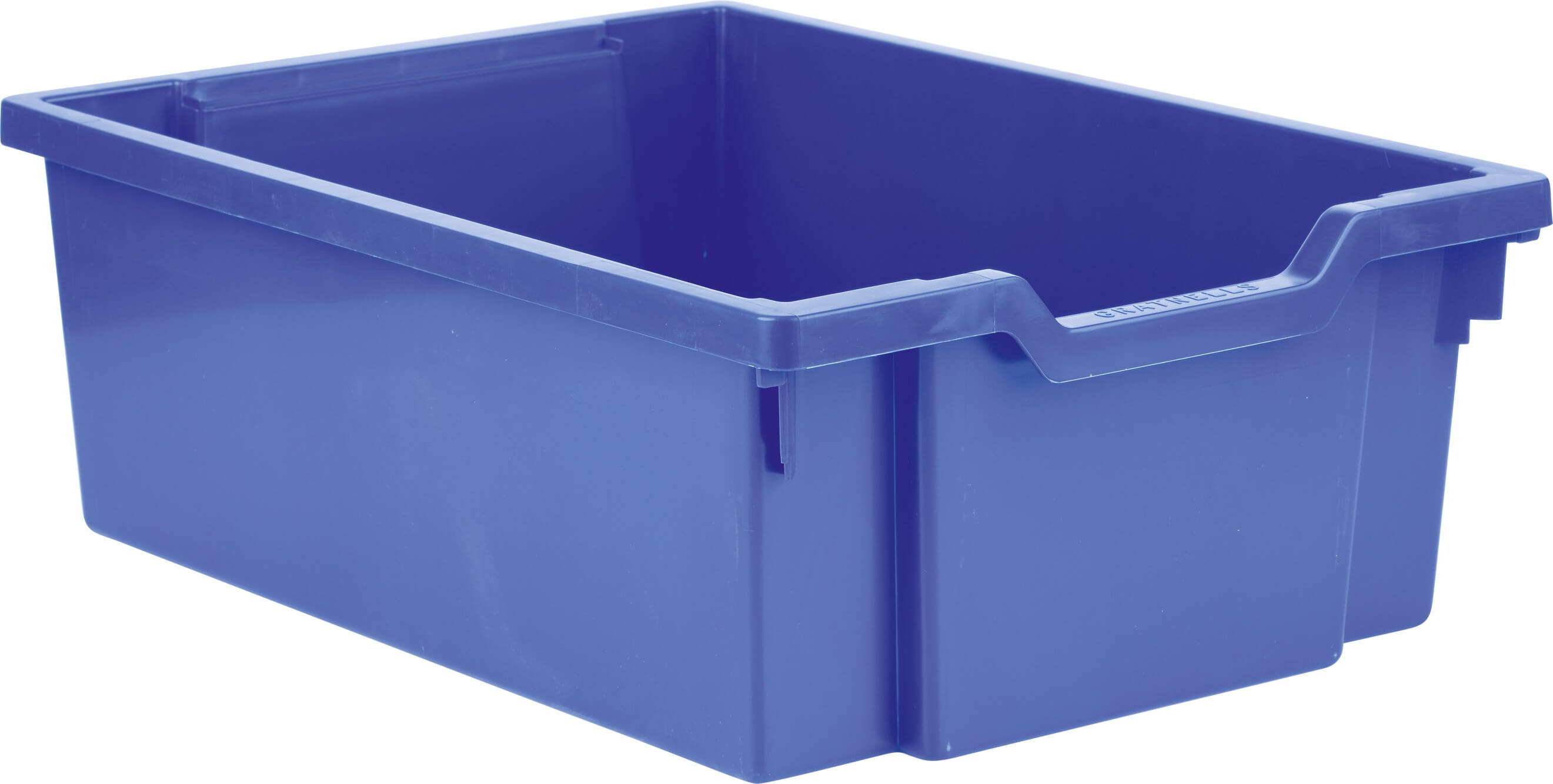 middelgrote schuifcontainer - blauw (rails inbegrepen)