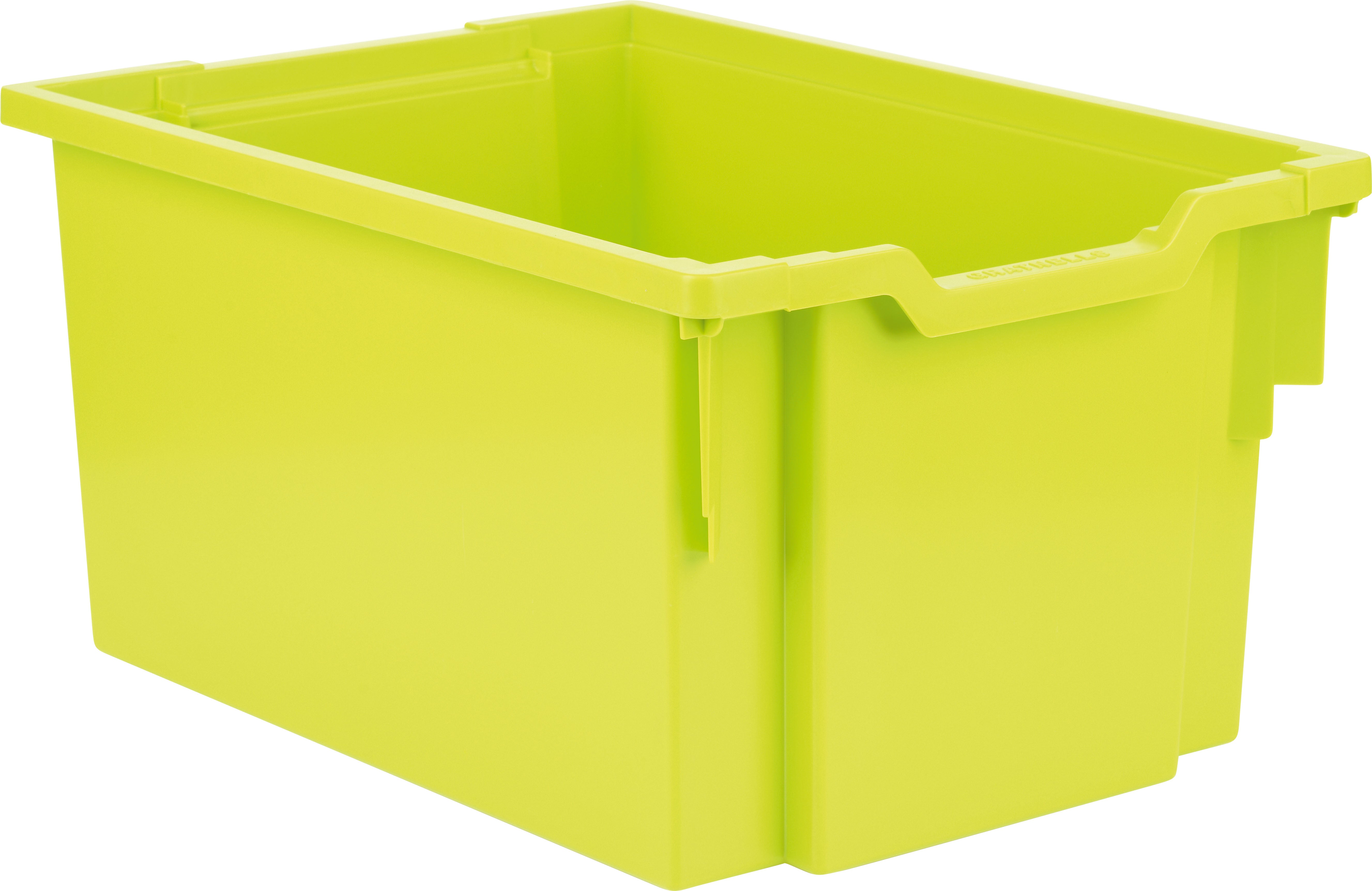 großer Schiebecontainer - limette (Schienen inkl.)