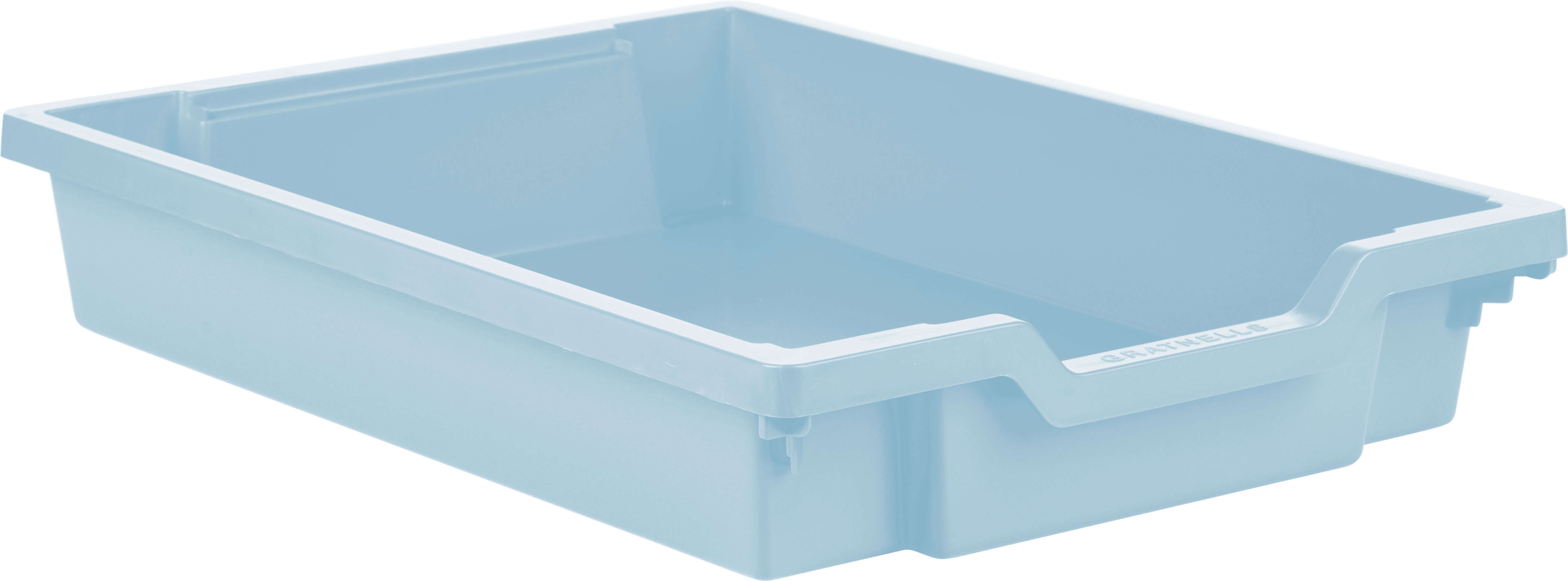 kleine schuifcontainer - lichtblauw (rails inbegrepen)