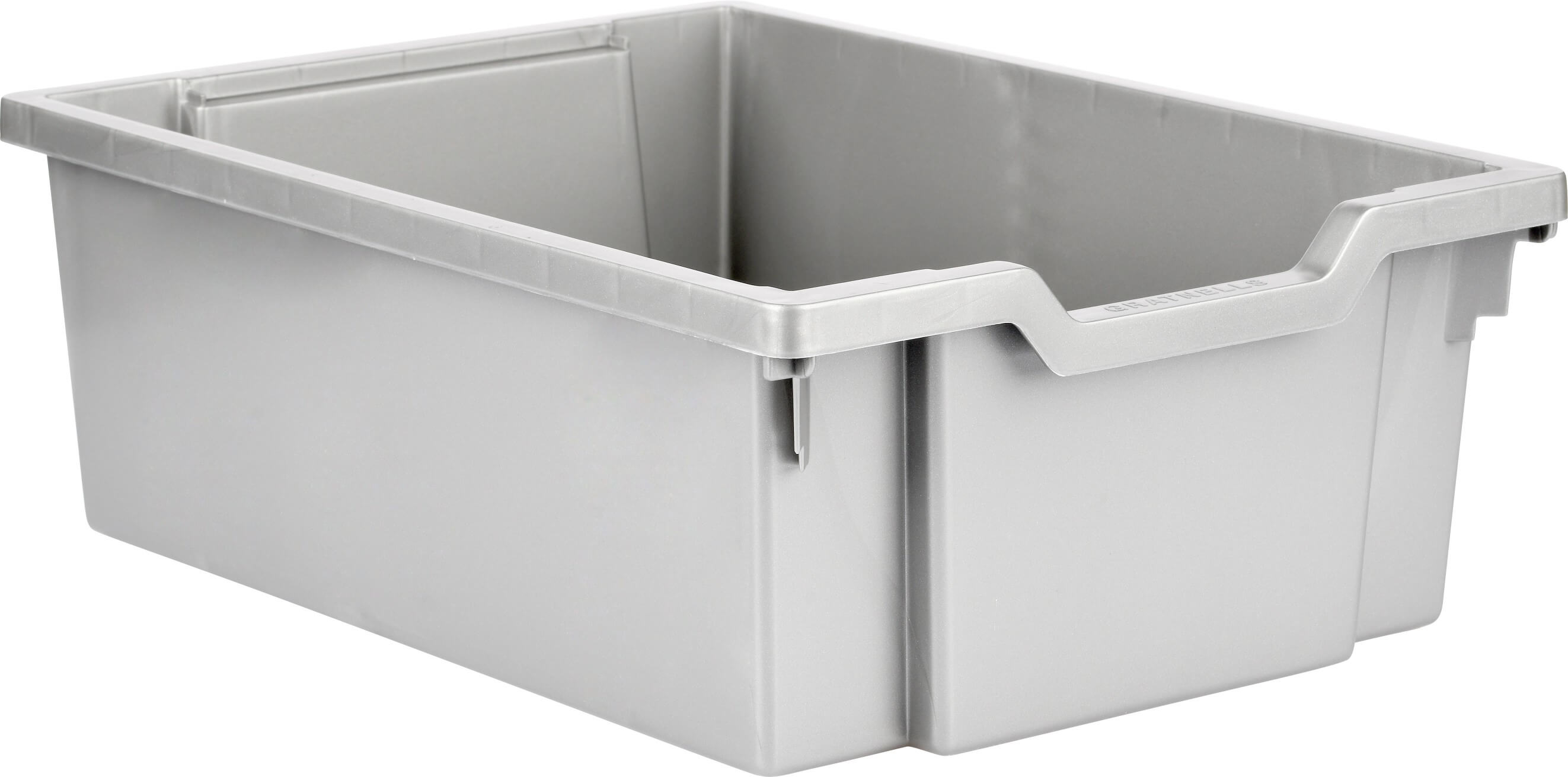 middelgrote schuifcontainer - zilver (rails inbegrepen)