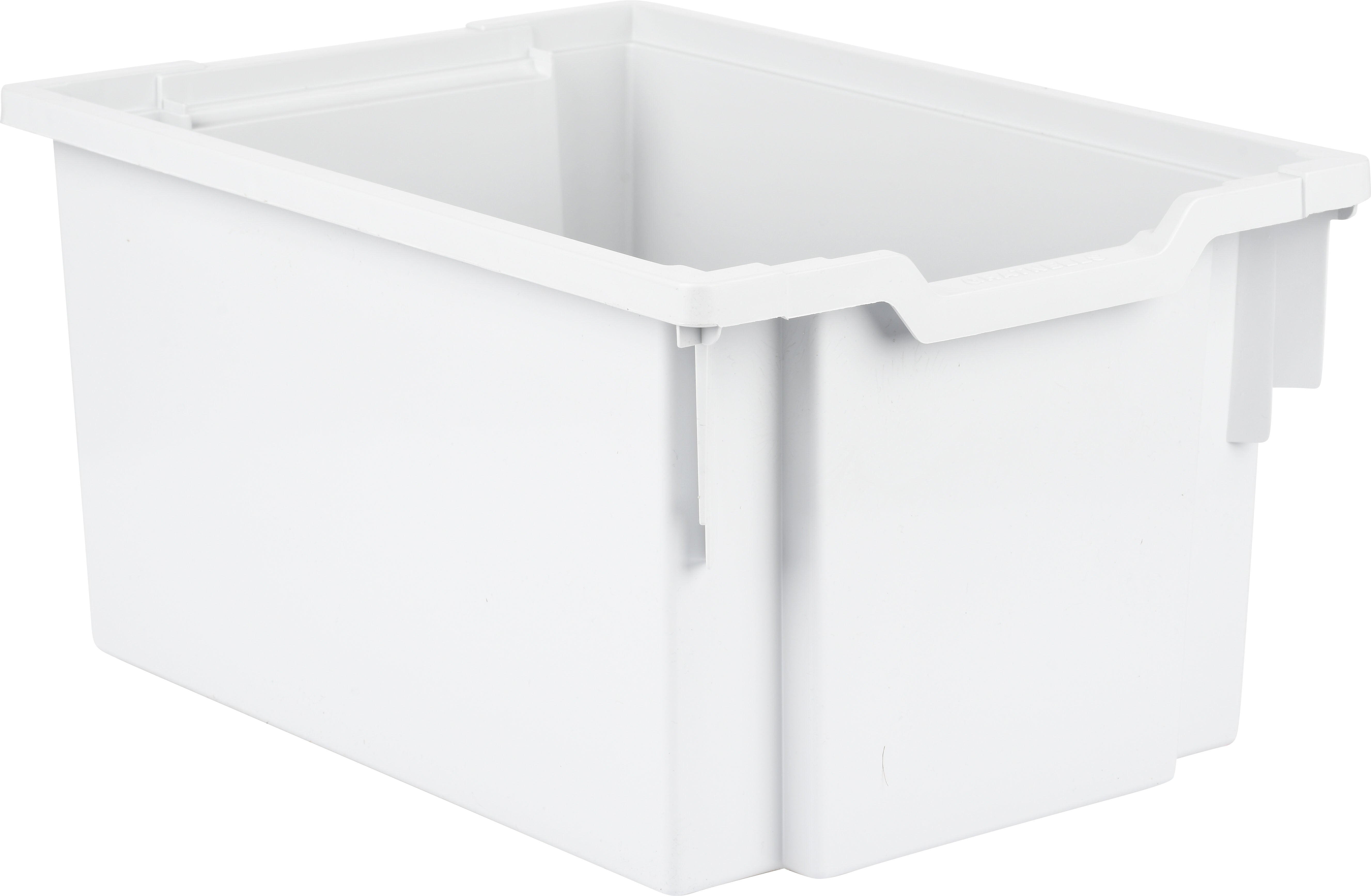 großer Schiebecontainer - grau (Schienen inkl.)