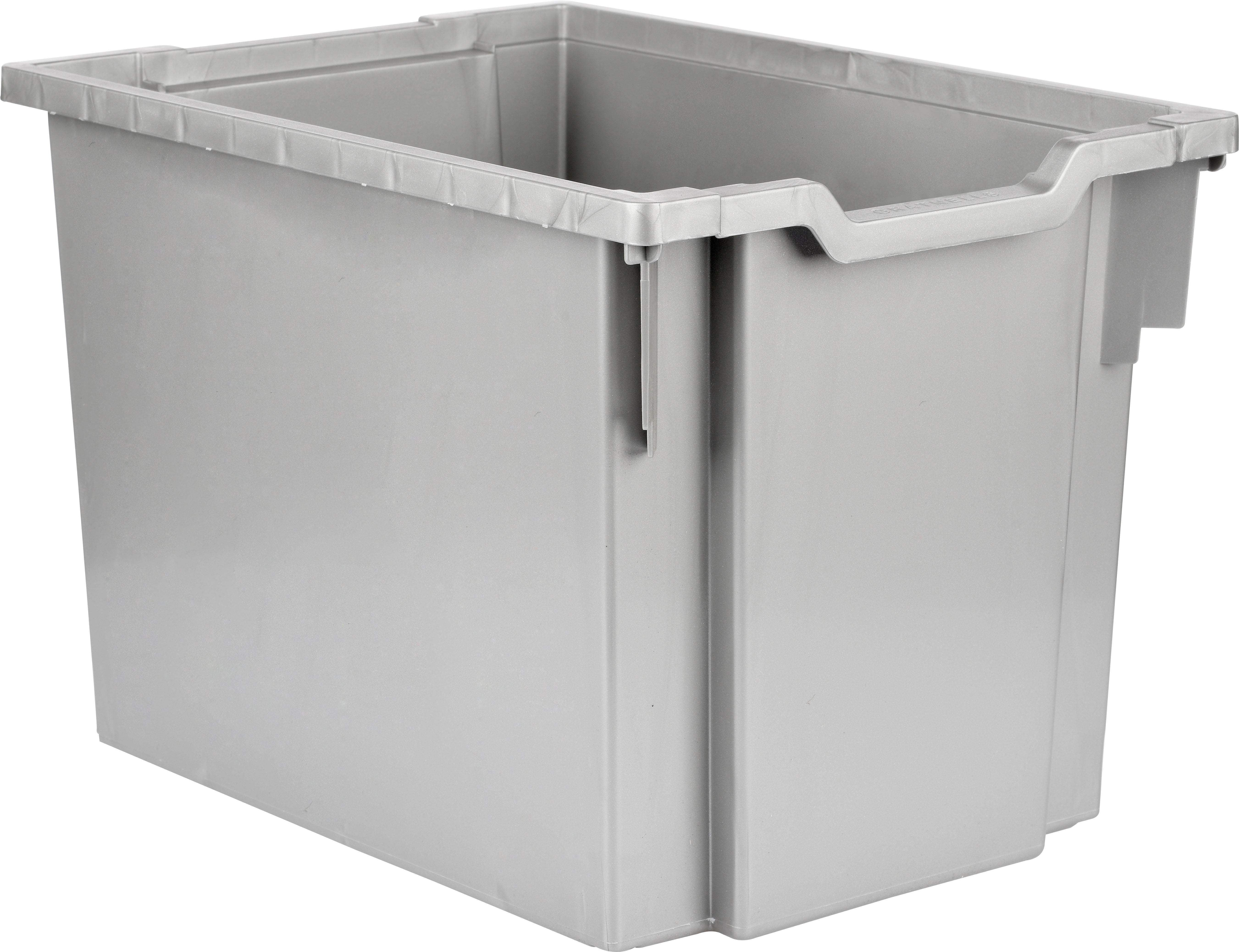 XL Schiebecontainer - silber (Schienen inkl.)