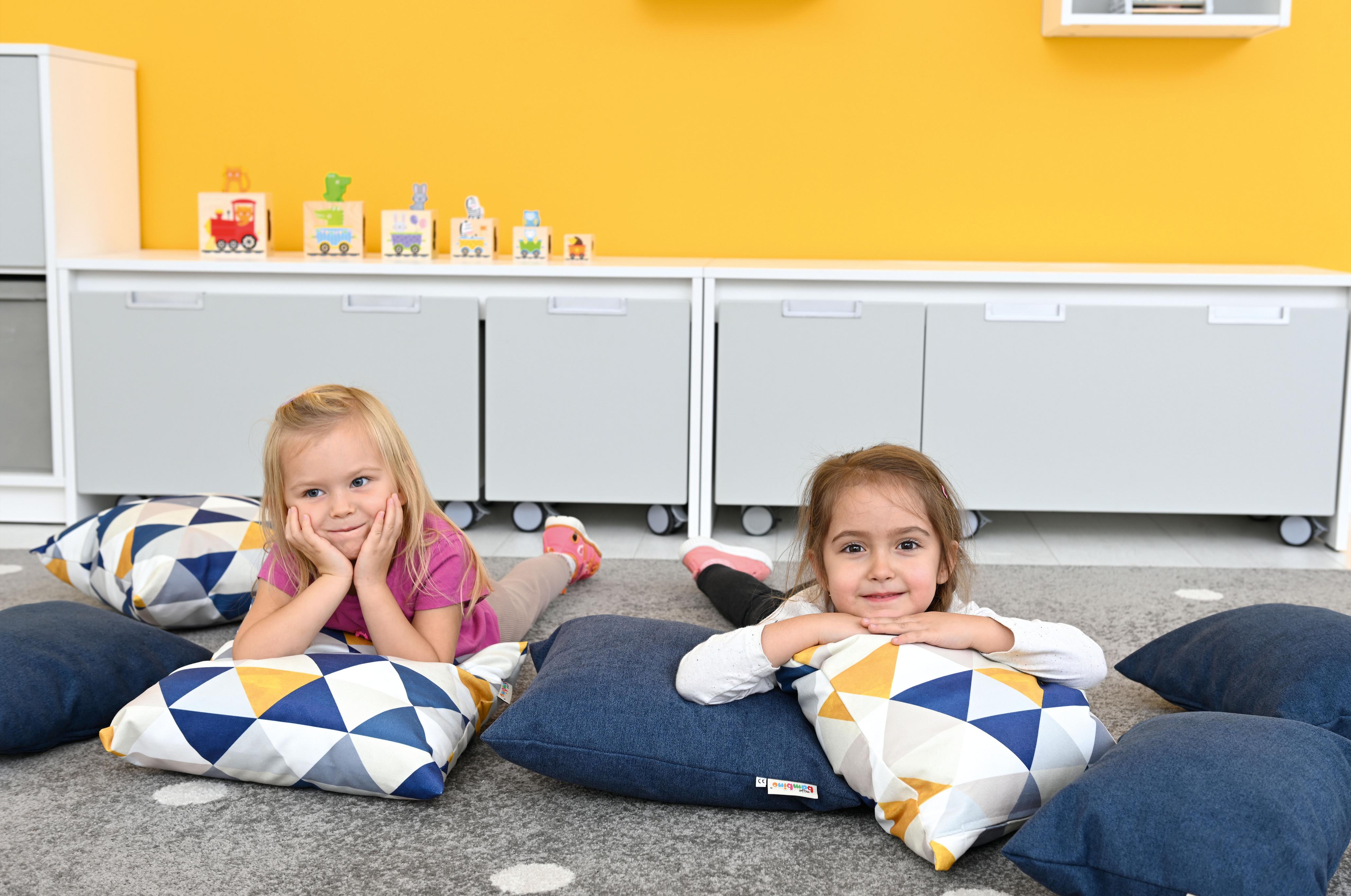 Kissen Relax 2er-Set – Blaue Kissen für Sitzlandschaft