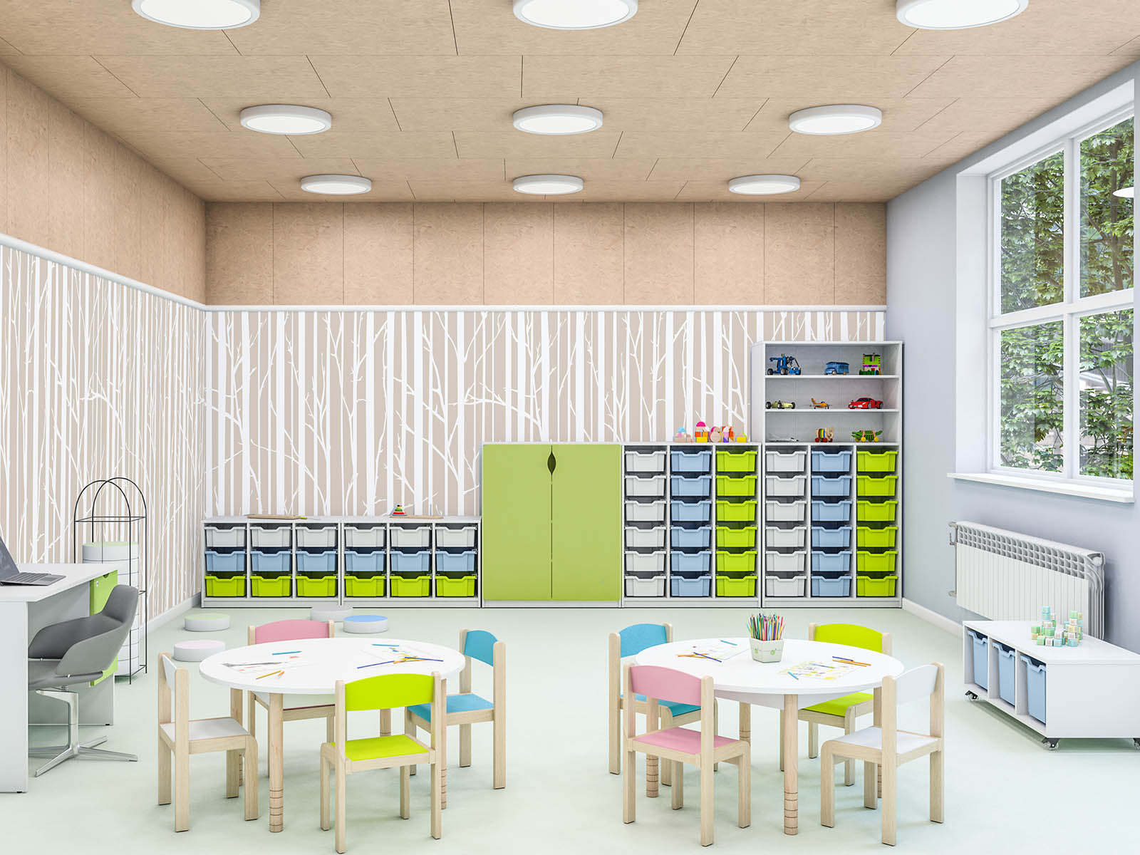 Konfigurierbare Schränke Türen/Schubladen/Container - FERIA-Serie