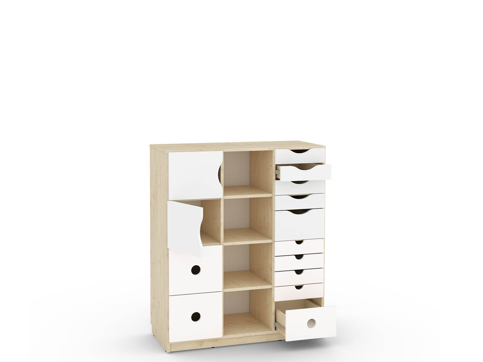 Konfigurierbare Schränke Türen/Schubladen/Container - FERIA-Serie