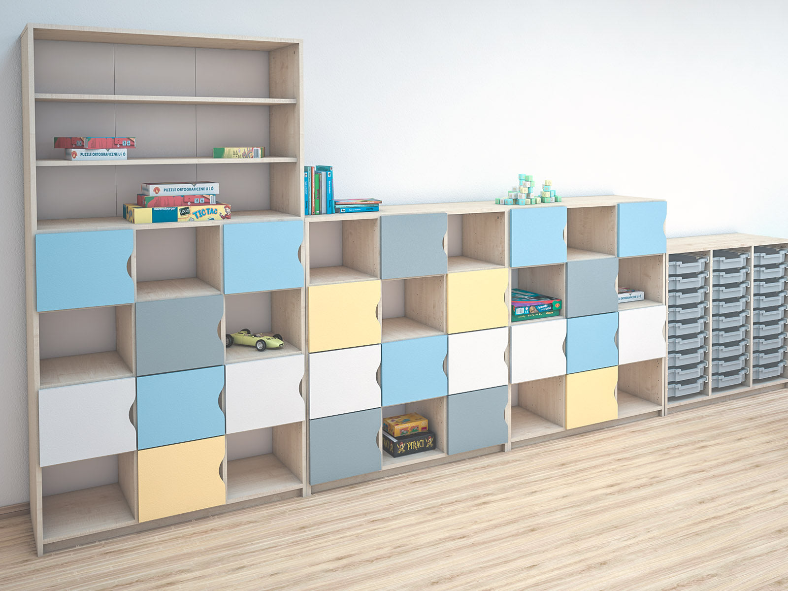 Konfigurierbare Schränke Türen/Schubladen/Container - FERIA-Serie