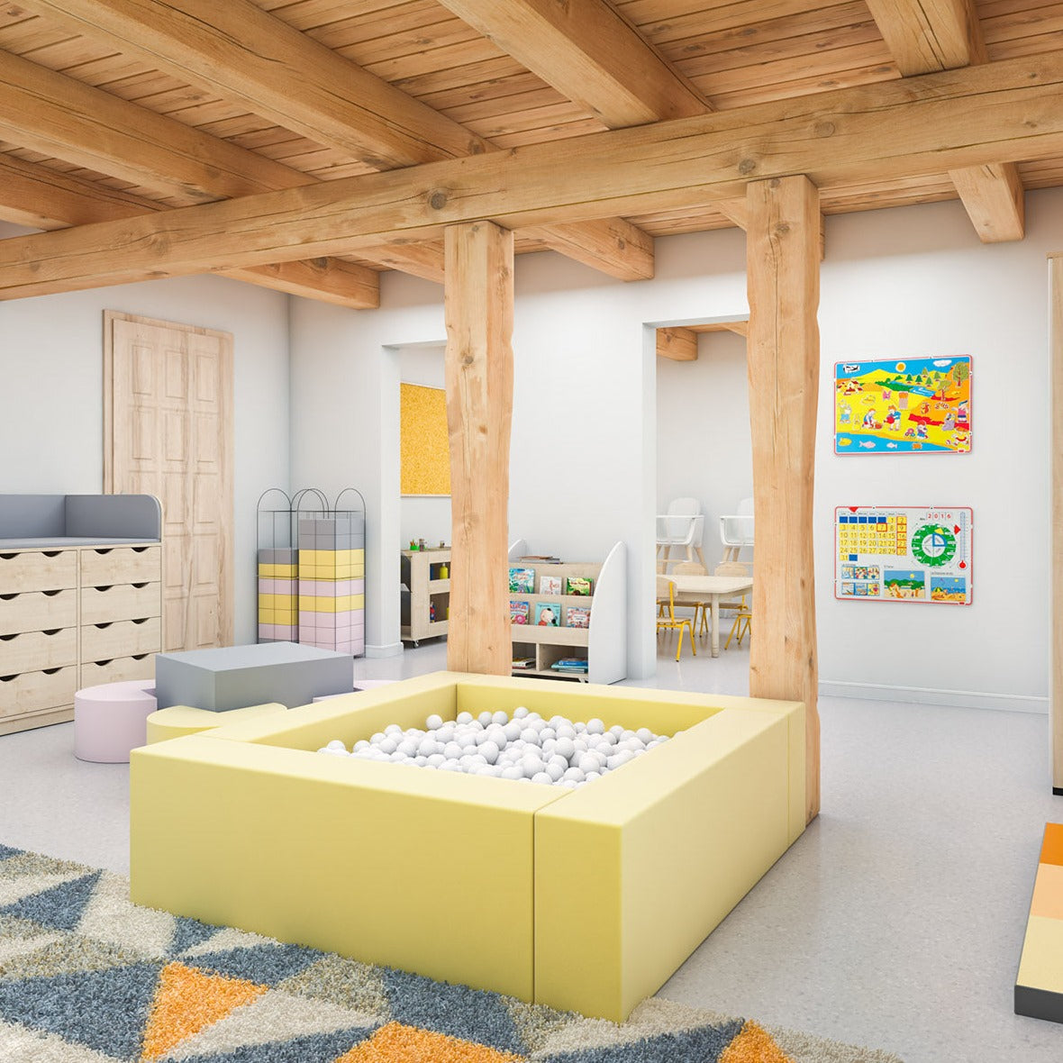 Bällebad - Square Pool - 140x140x41