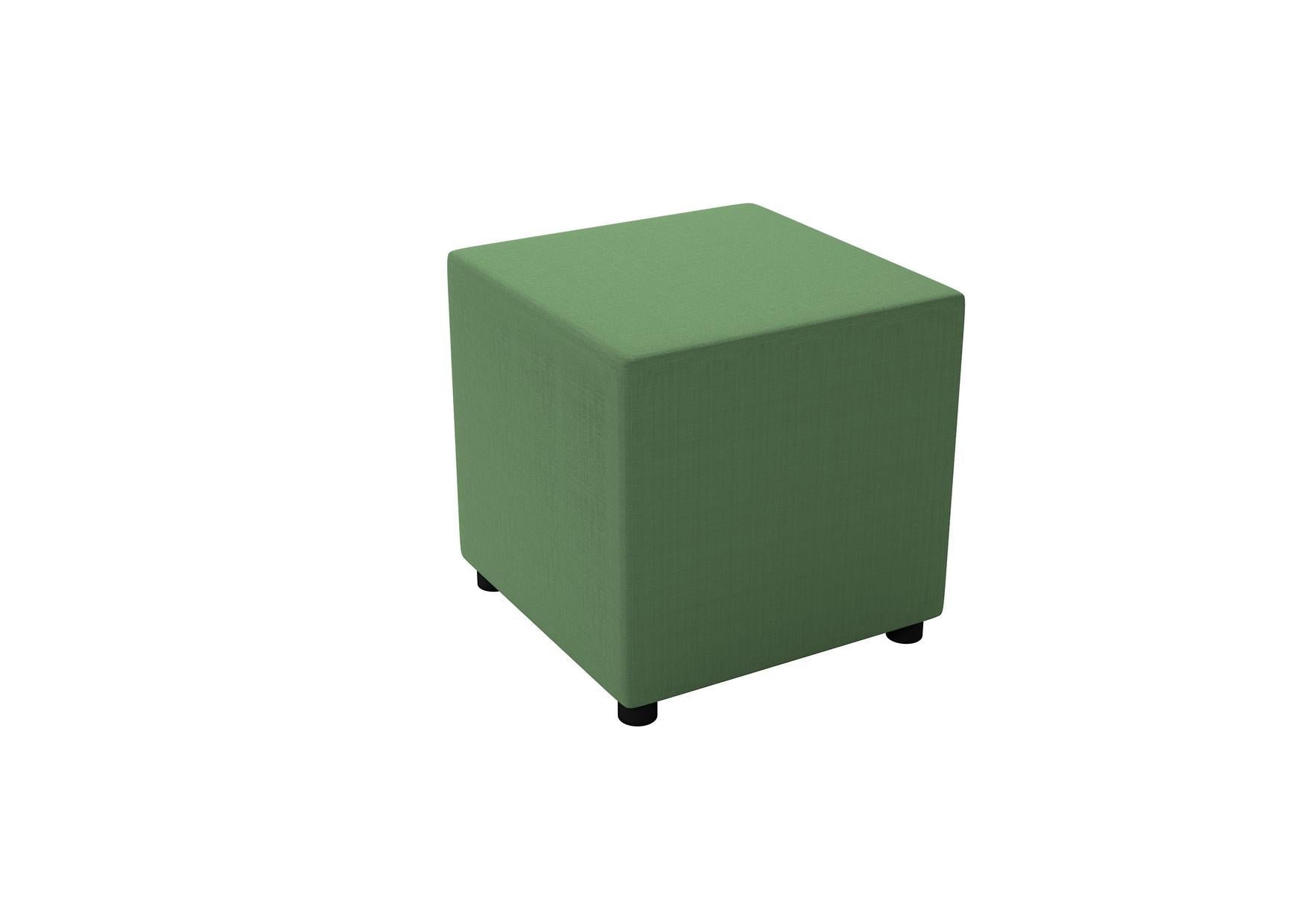 Inflamea Hocker H41 cm, grüner Sitzhocker H41 cm mit Gleitern