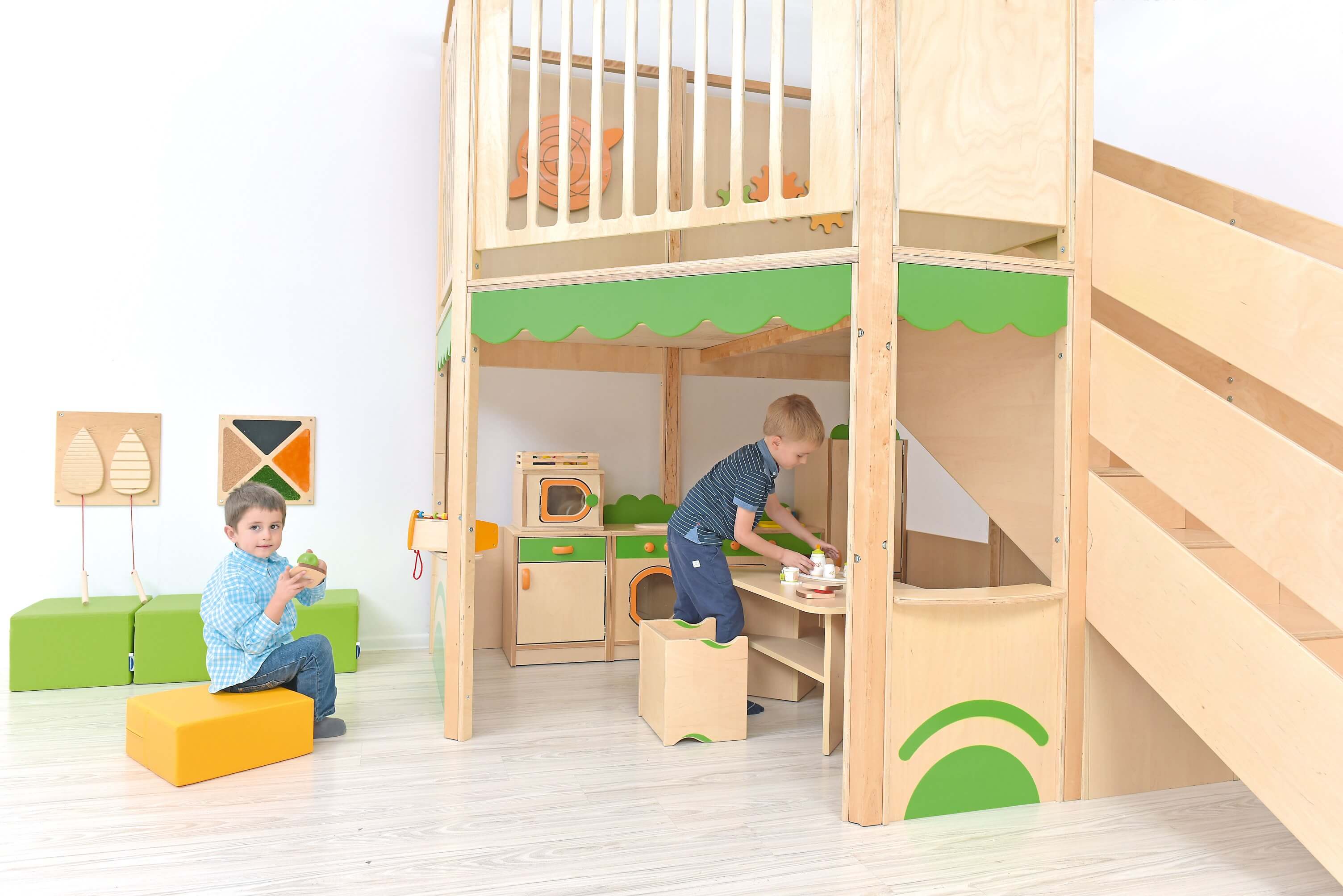 Kindergarten Hochebene Lotte untere Ebene Kinder spielen 2