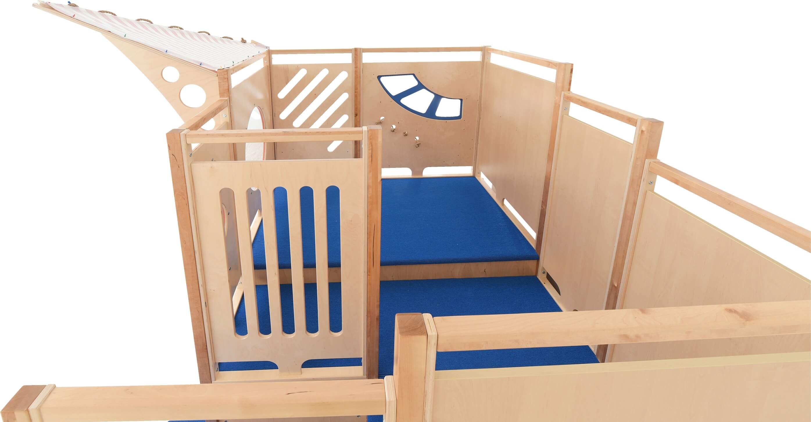 Kindergarten Spielburg Neptun Ansicht obere Ebene