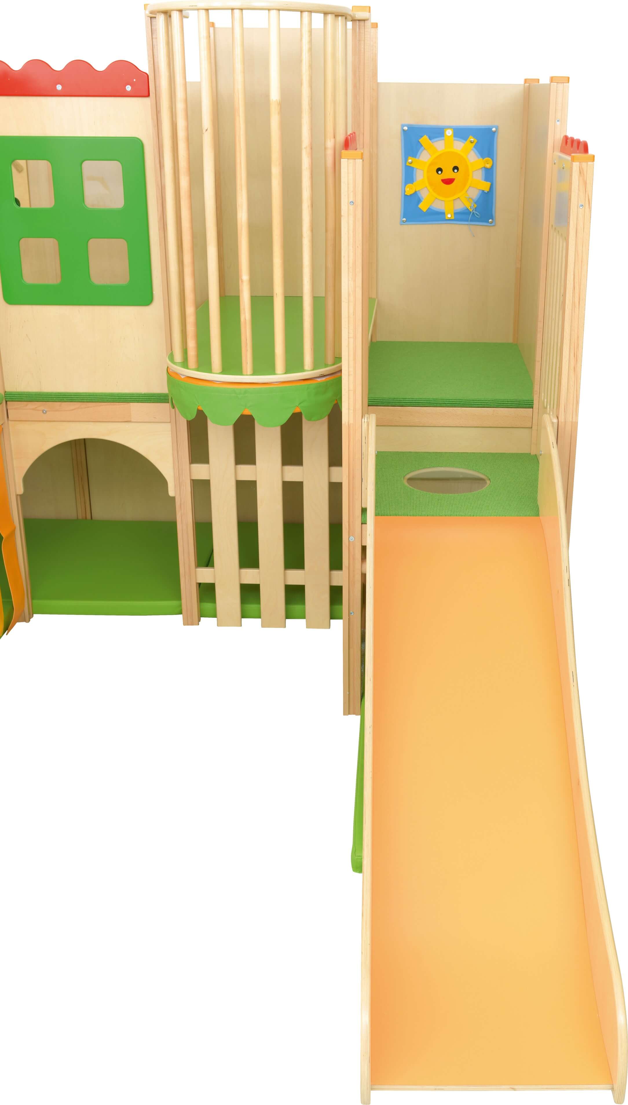 Kindergarten Spielecke Leo XL Detailansicht Rutsche