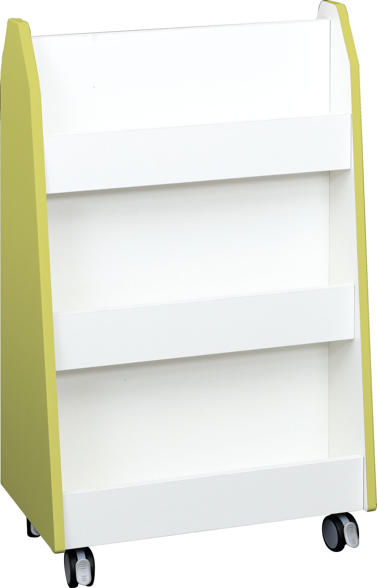 Mobiles, zweiseitiges Bücherregal für Kita und Schule. - Produkt wird im Kindergarten oder Schule genutzt.