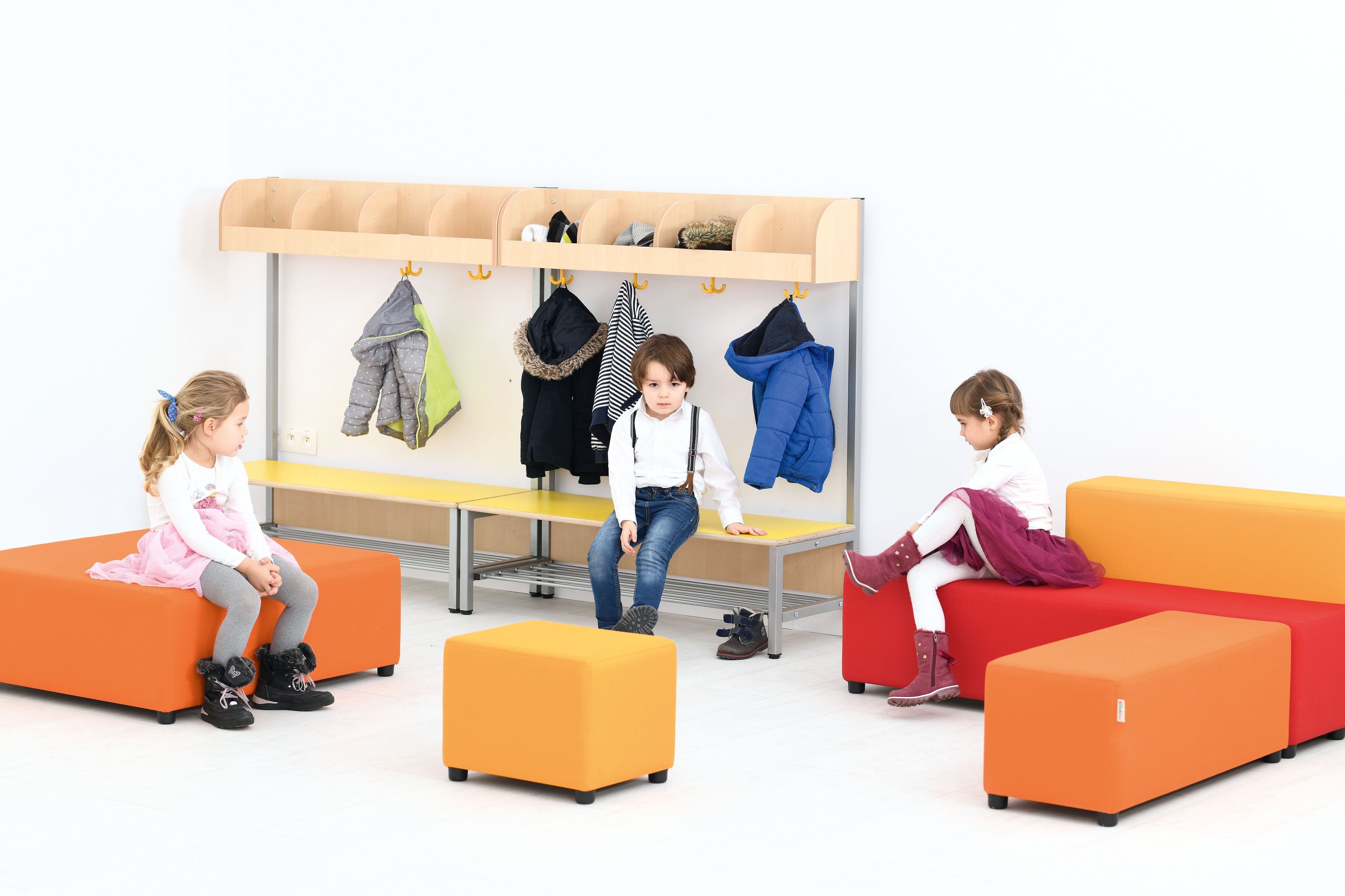 Modul Blocks mini in der Umkleide