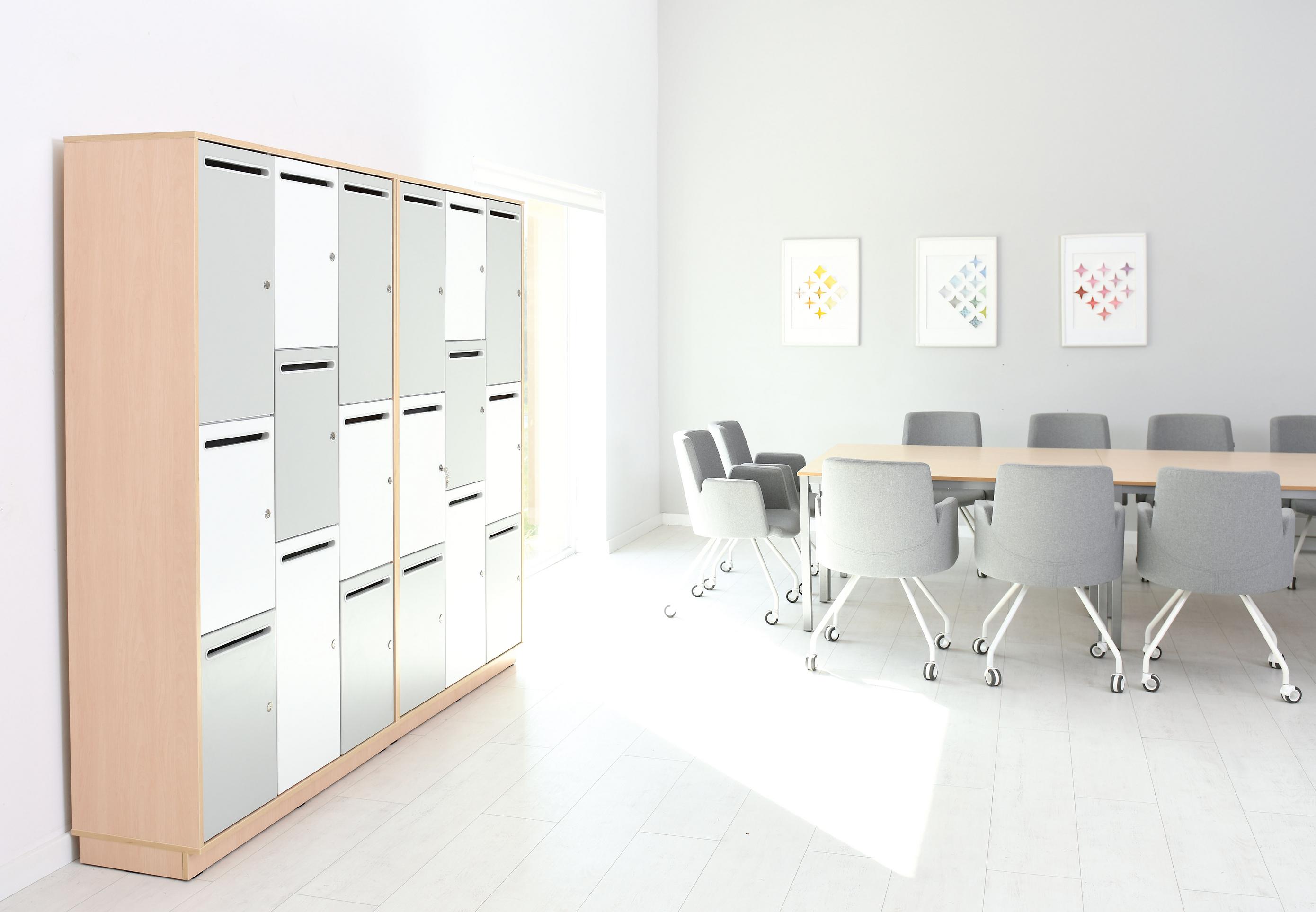 Quadro - Eigentumsschrank/Spind mit 9 Fächern für Schüler