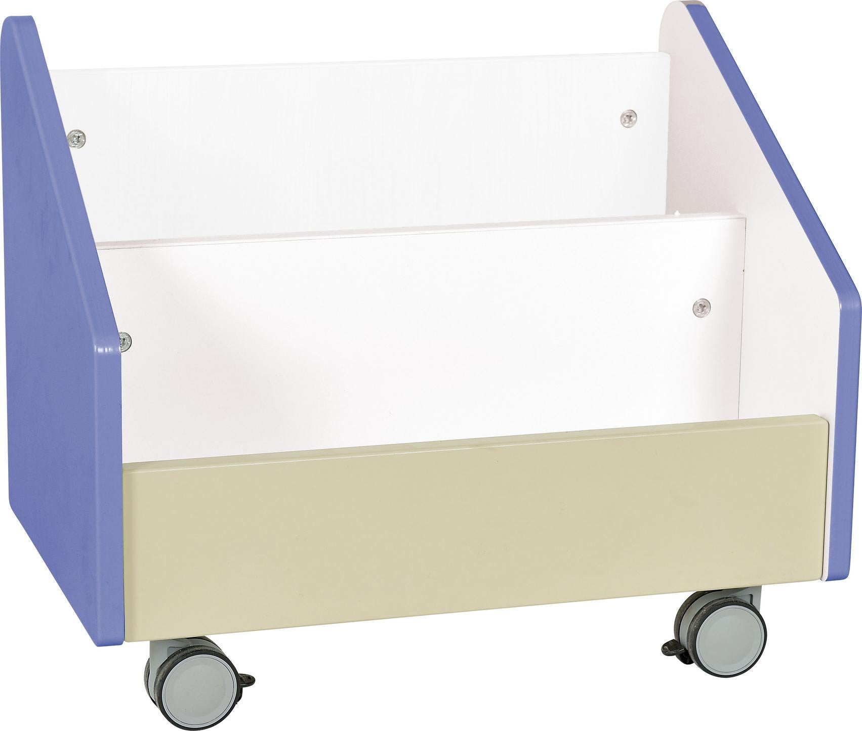 Rollbehälter mit Rädern, ideal für Kita oder Schule. - Produkt wird im Kindergarten oder Schule genutzt.