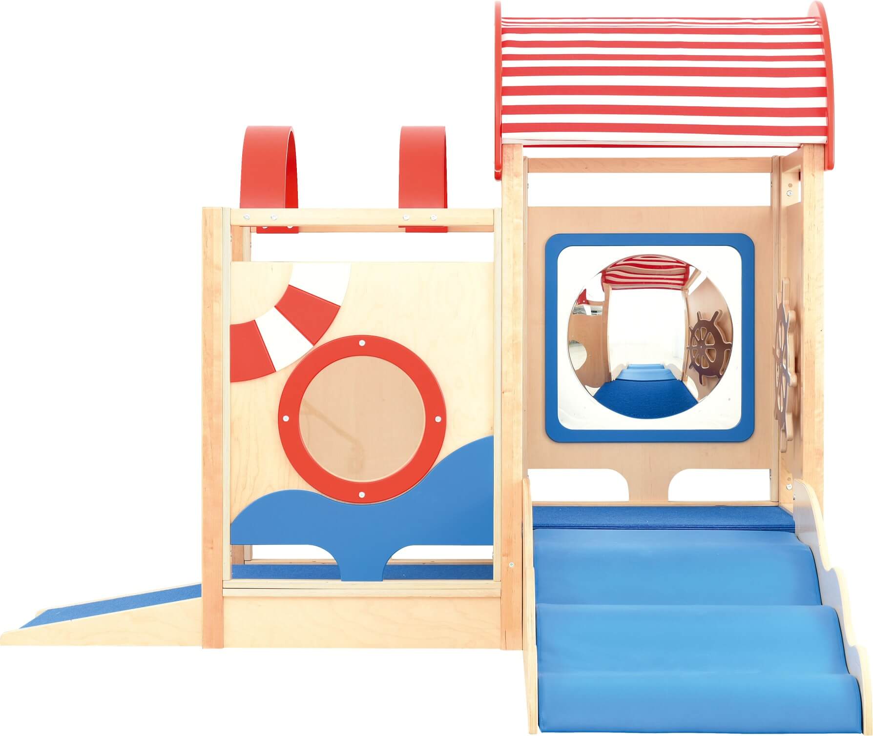 Spielpodest Ahoi! für Krippen und Kindergarten von vorne