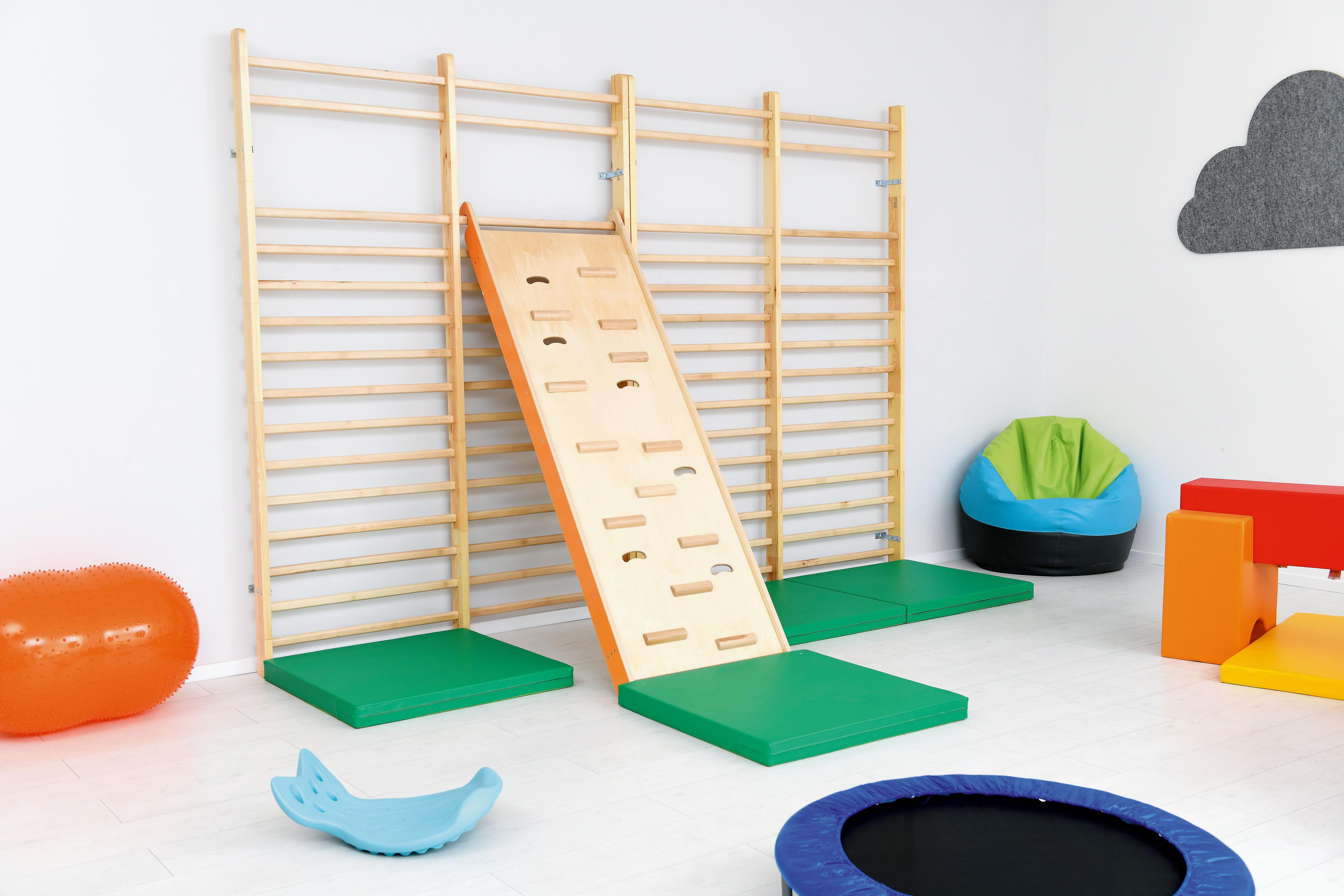 Sprossenwand - doppelt - 256 cm; Spielzimmer-Ausstattung Kinder.