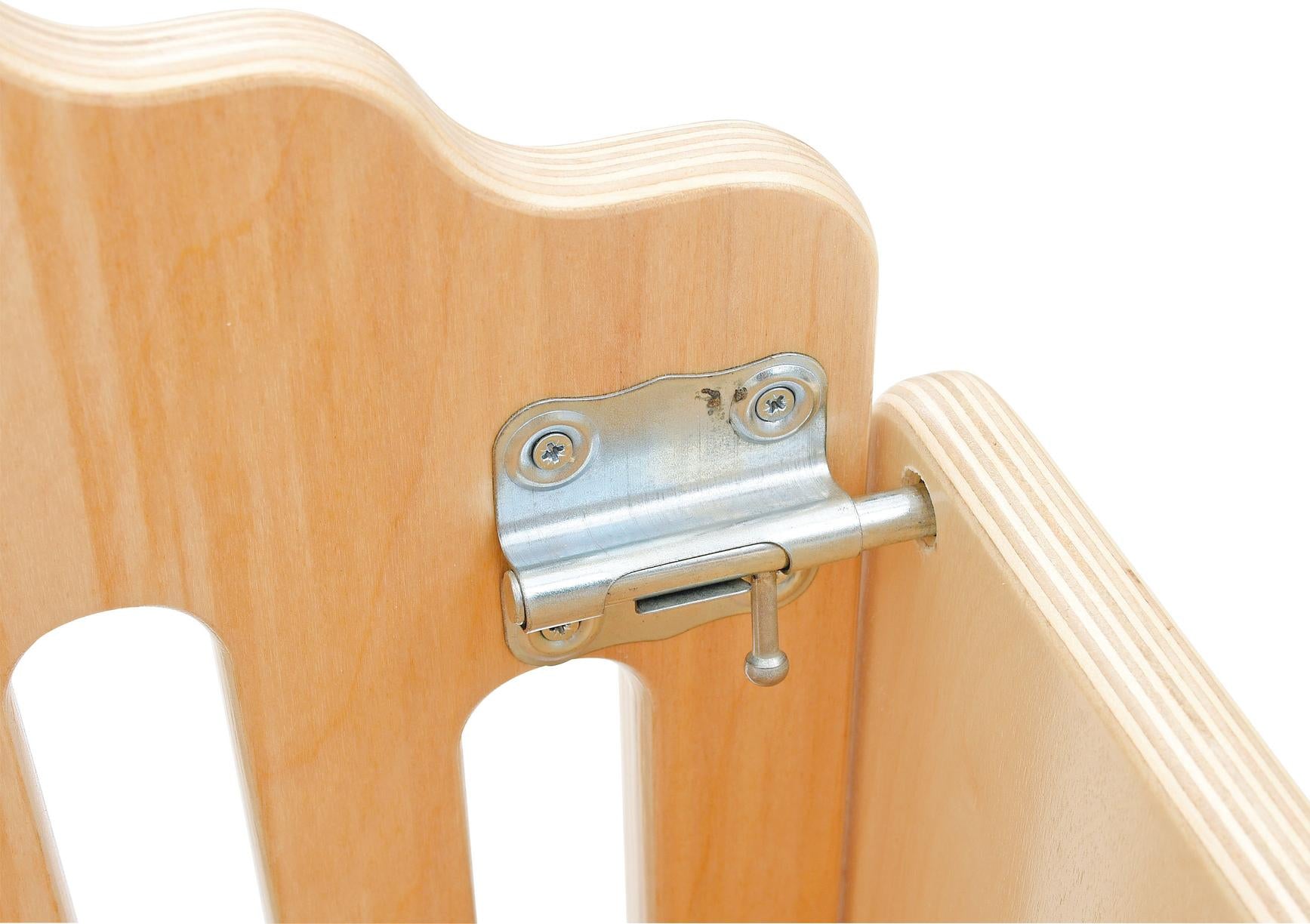 Tür für Treppe 099859 mit stabilem Metallriegel innen