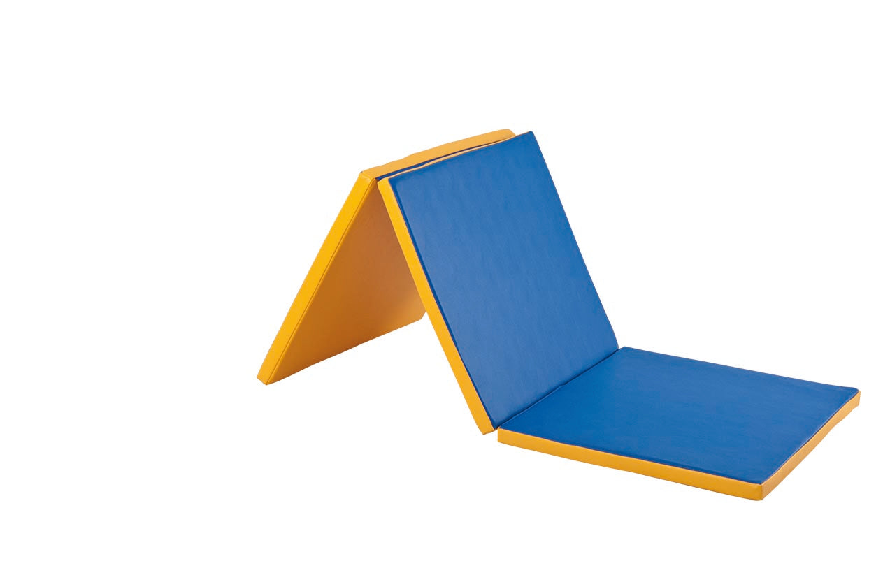 Matelas / tapis de jeu triple, pliable, divers coloris