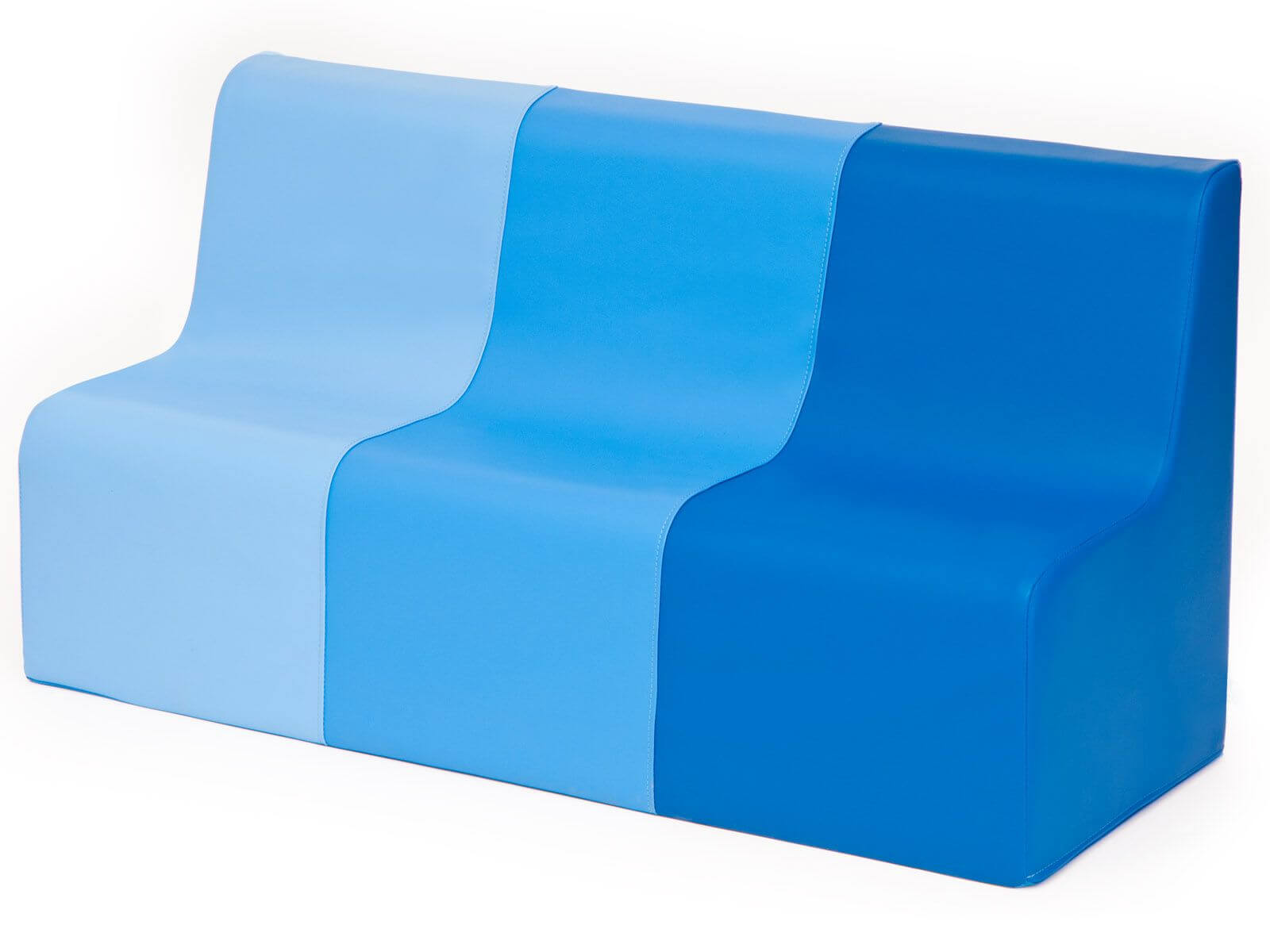 Zonnige bank III blauw