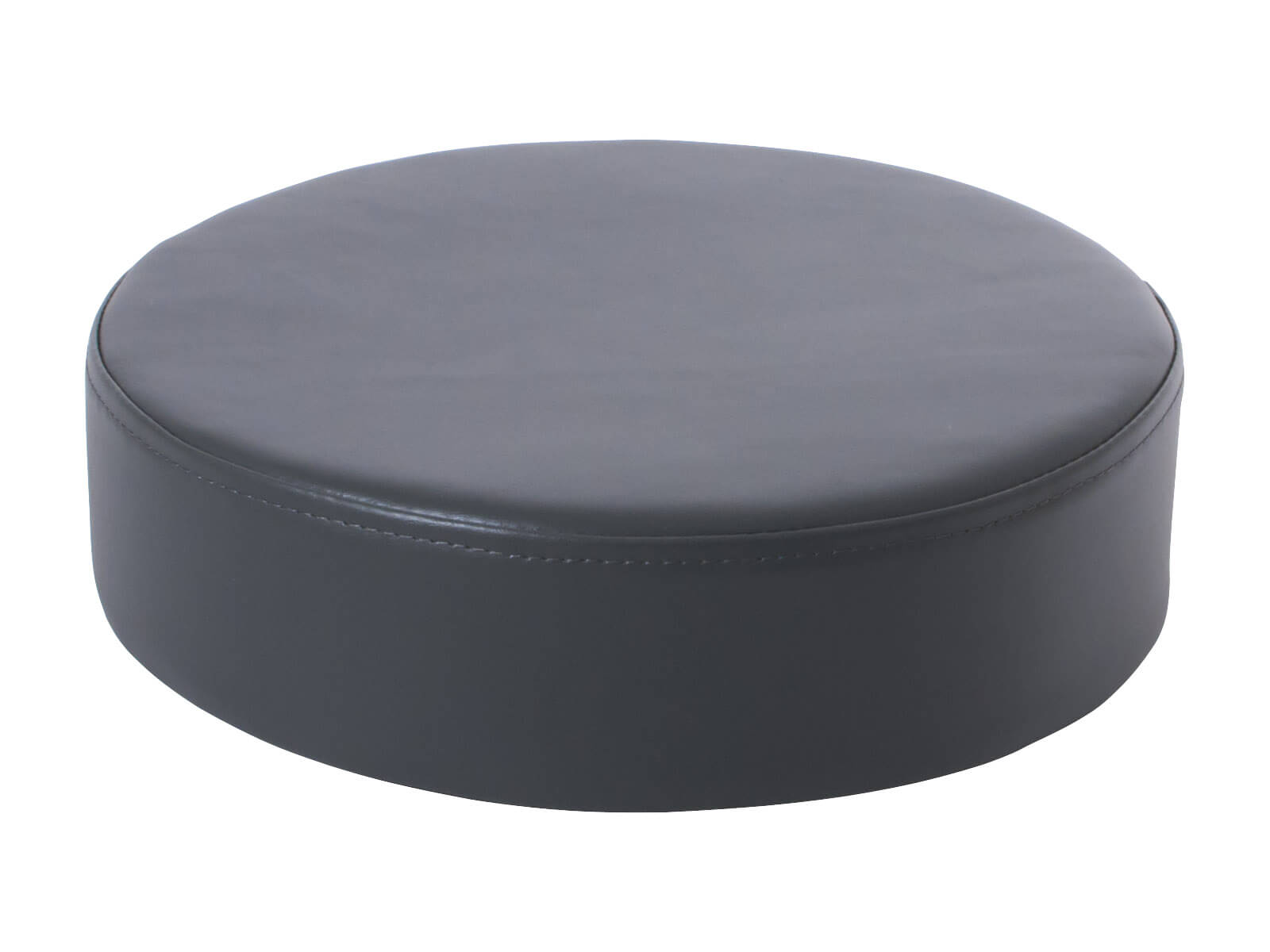 coussin de siège rond, gris foncé