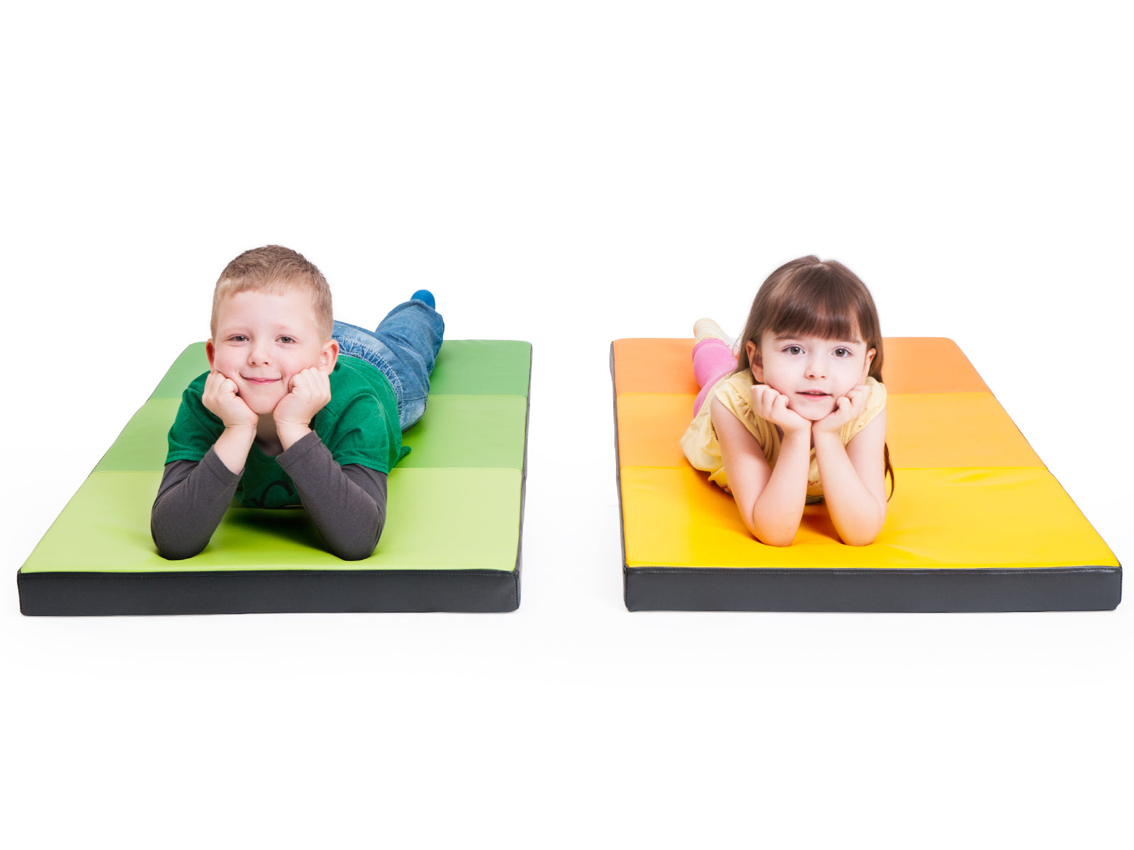 Triple-Matratze / Spielmatte, versch. Farben & Antirutsch 120cm x 60cm x 6cm