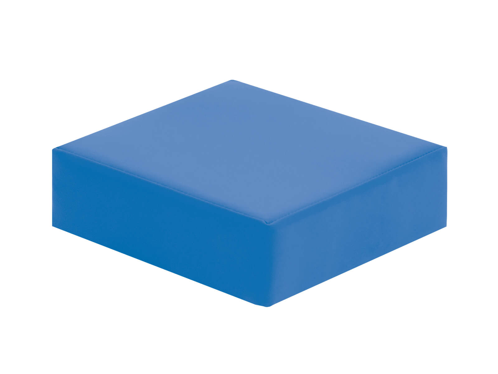 Coussin de siège carré, bleu