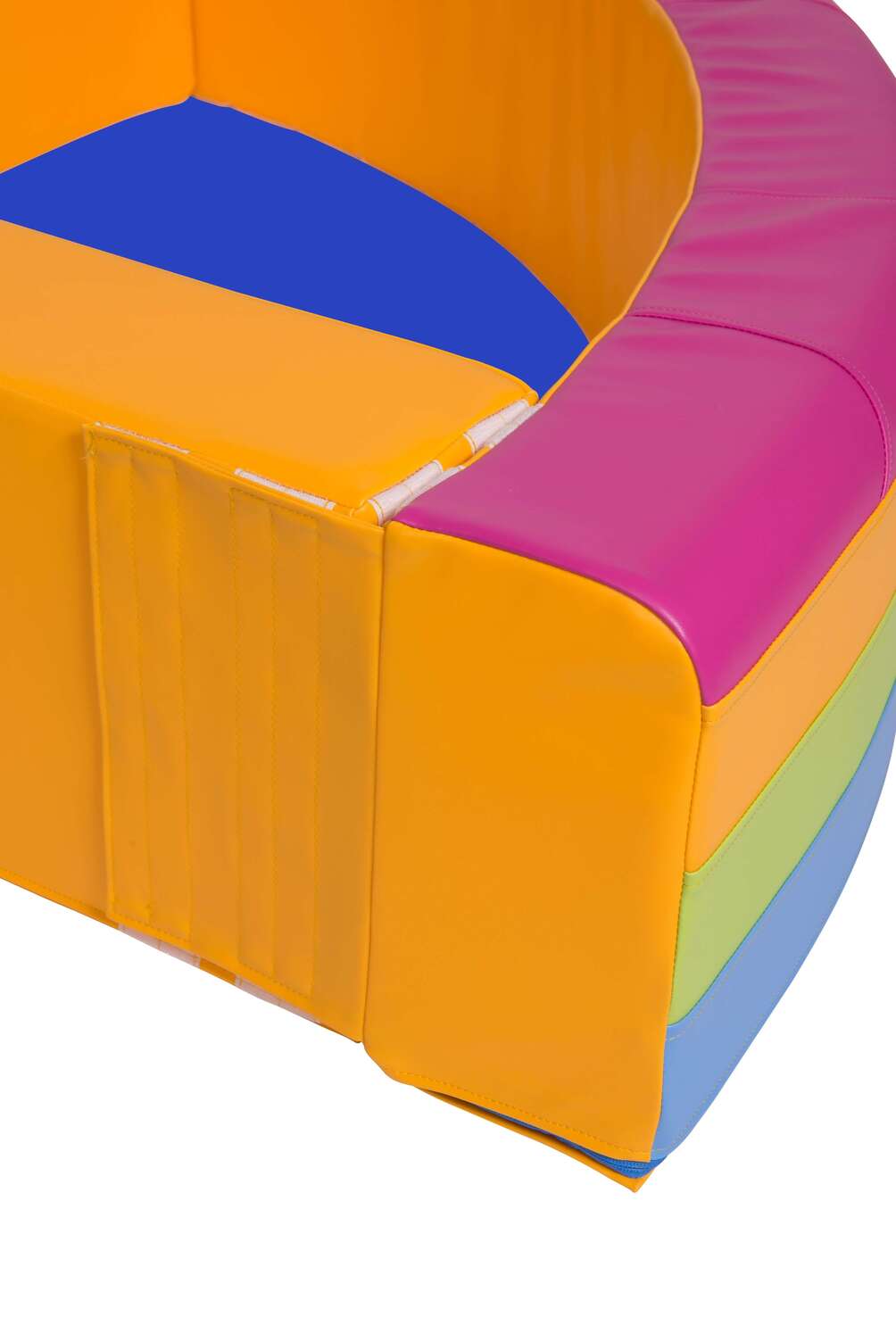 Piscine à balles - arc-en-ciel 120x120x30, balles en option