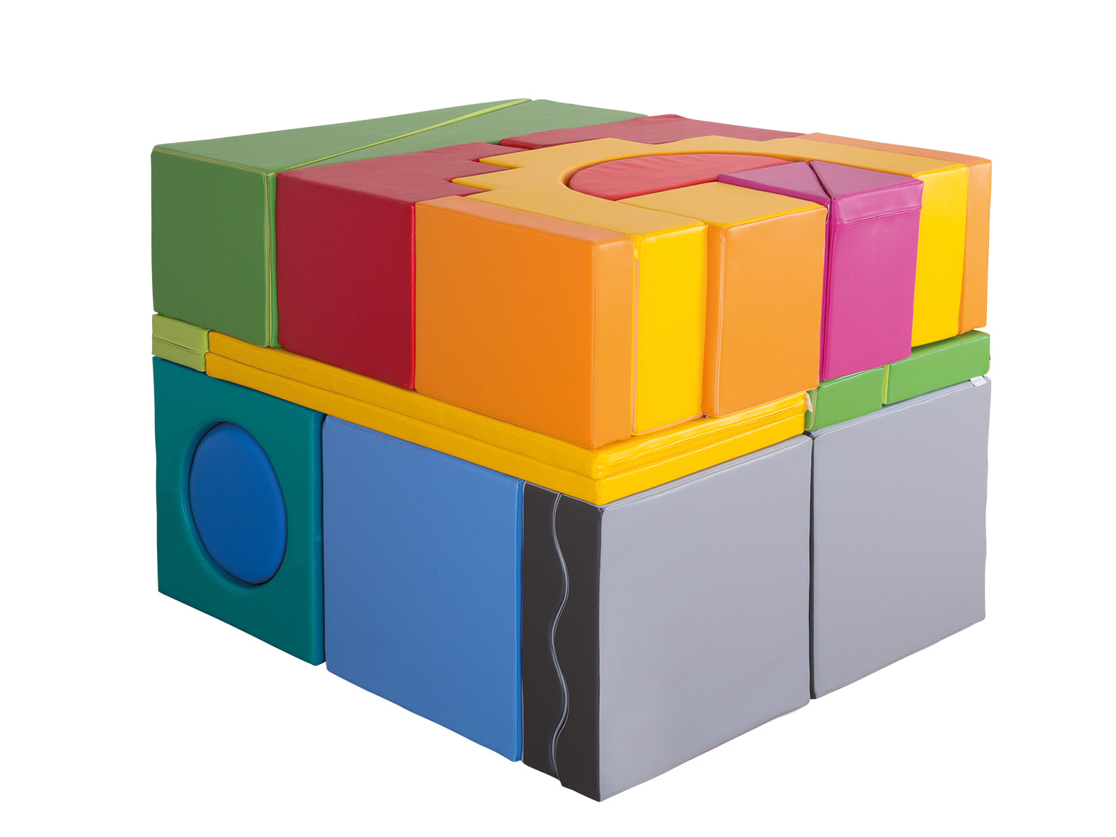 Blocs de construction en mousse Château en ensemble de 29 pièces.