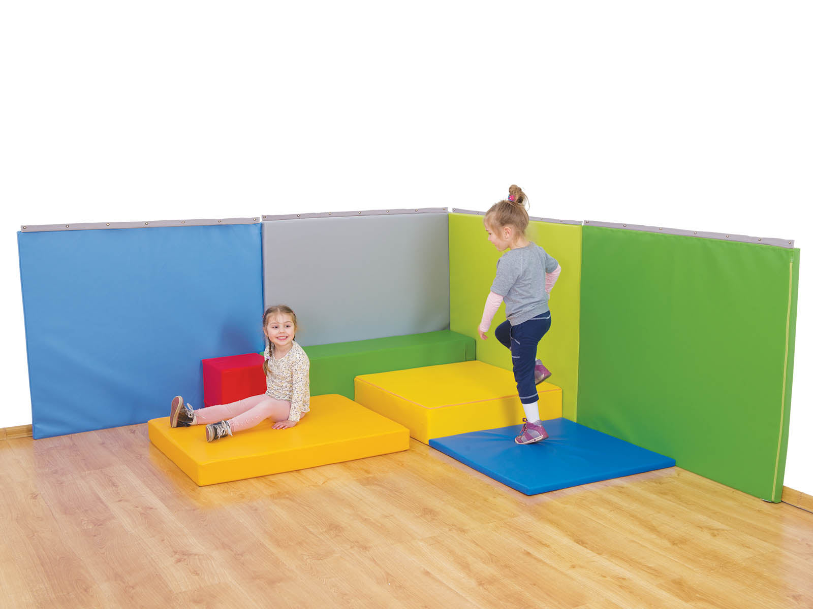 Schutzmatratze für Wand mit Ösen 120cm x 100cm x 4cm - versch. Farben