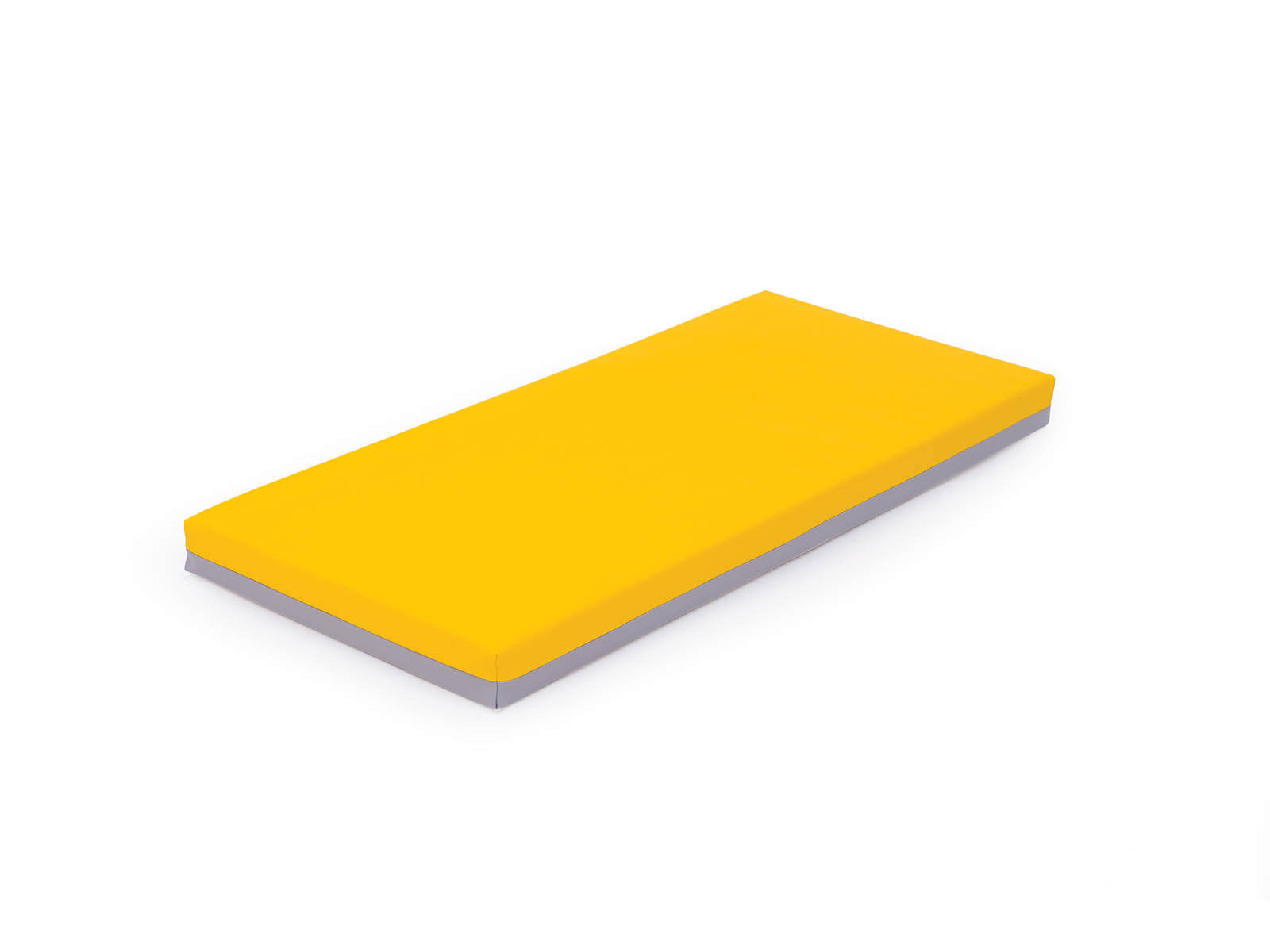 Coussin pour transat 120x55cm, jaune/gris
