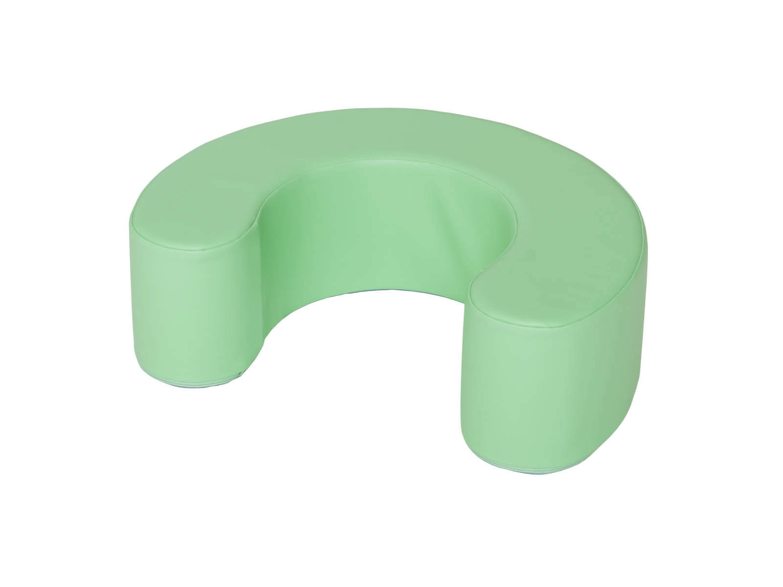 Elément en mousse - dossier croissant vert, menthe