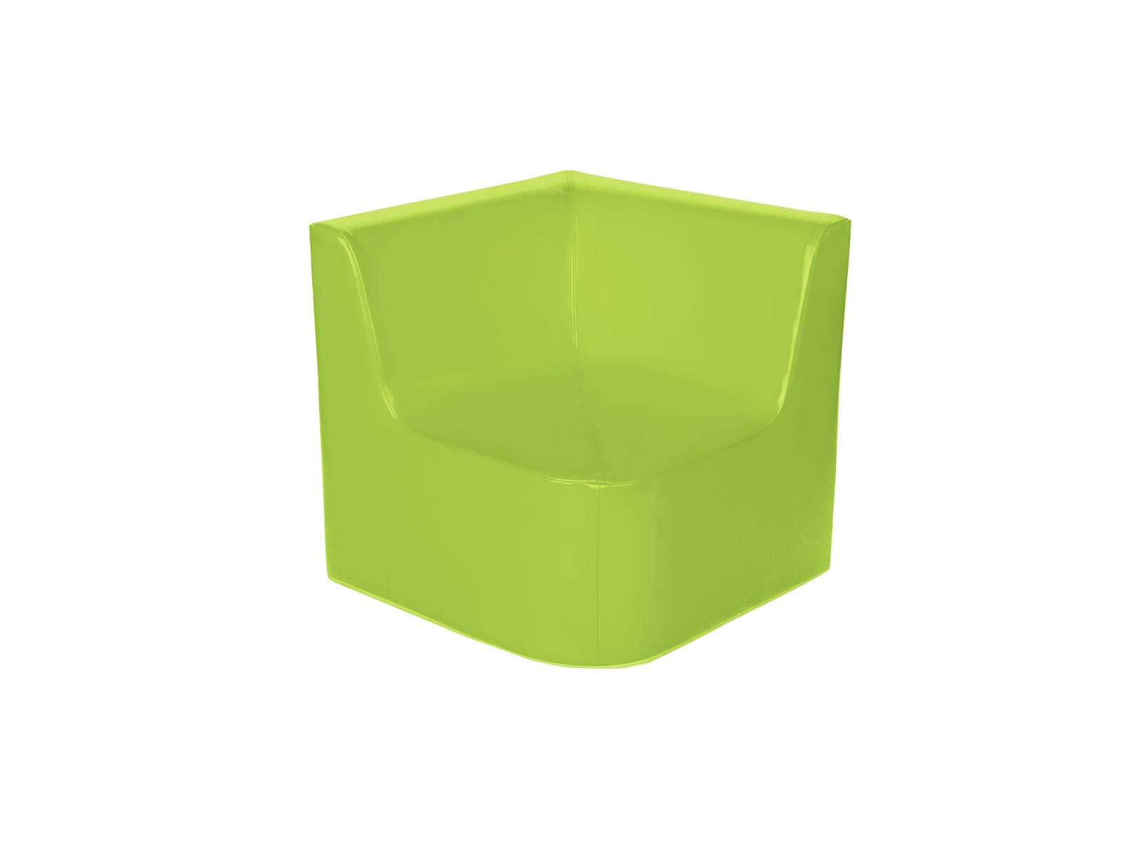 Sunny Ecksofa mit Rückenlehne, grün