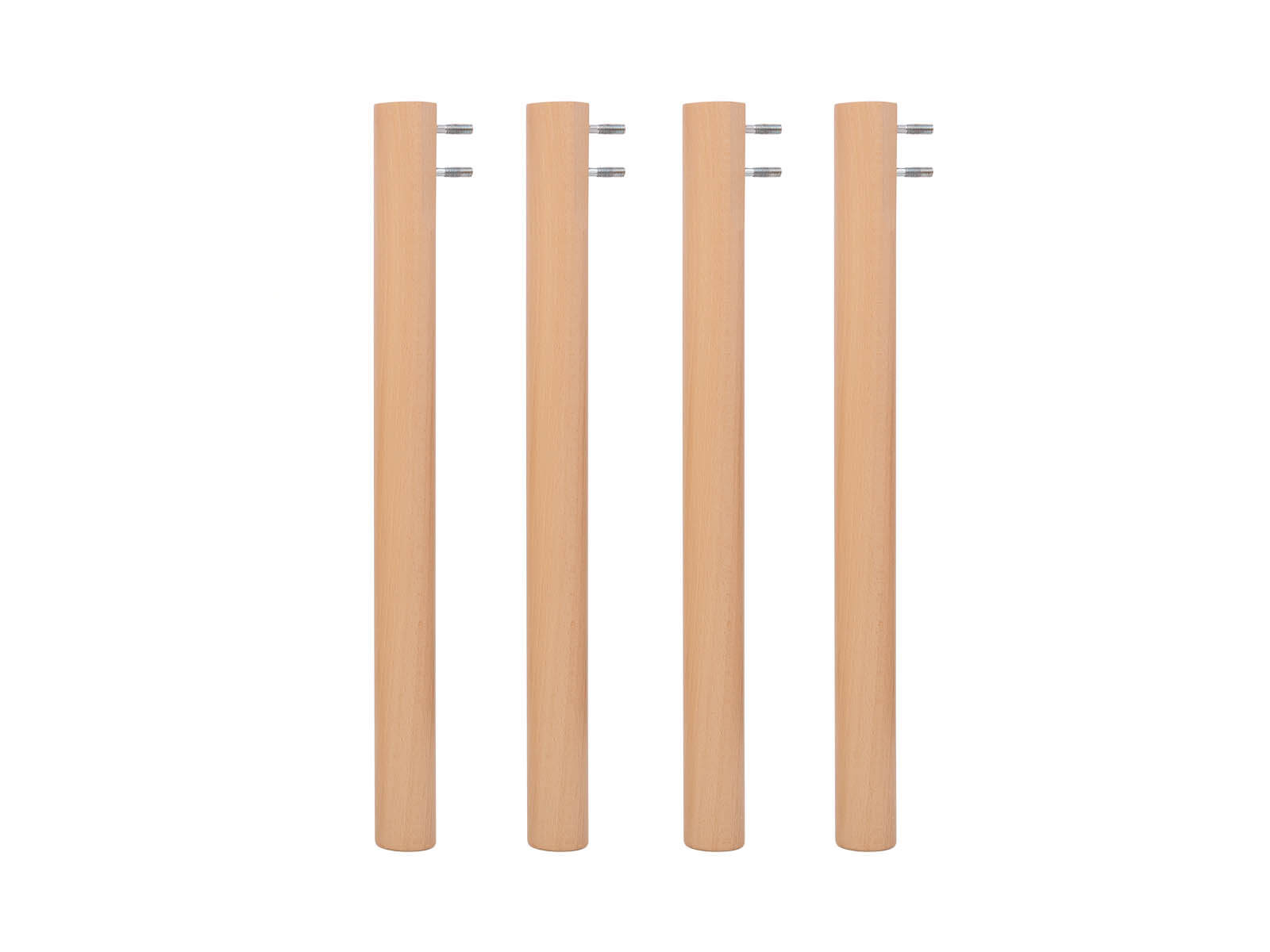 Holzbeine für Tisch, 50 cm, 4er-Set